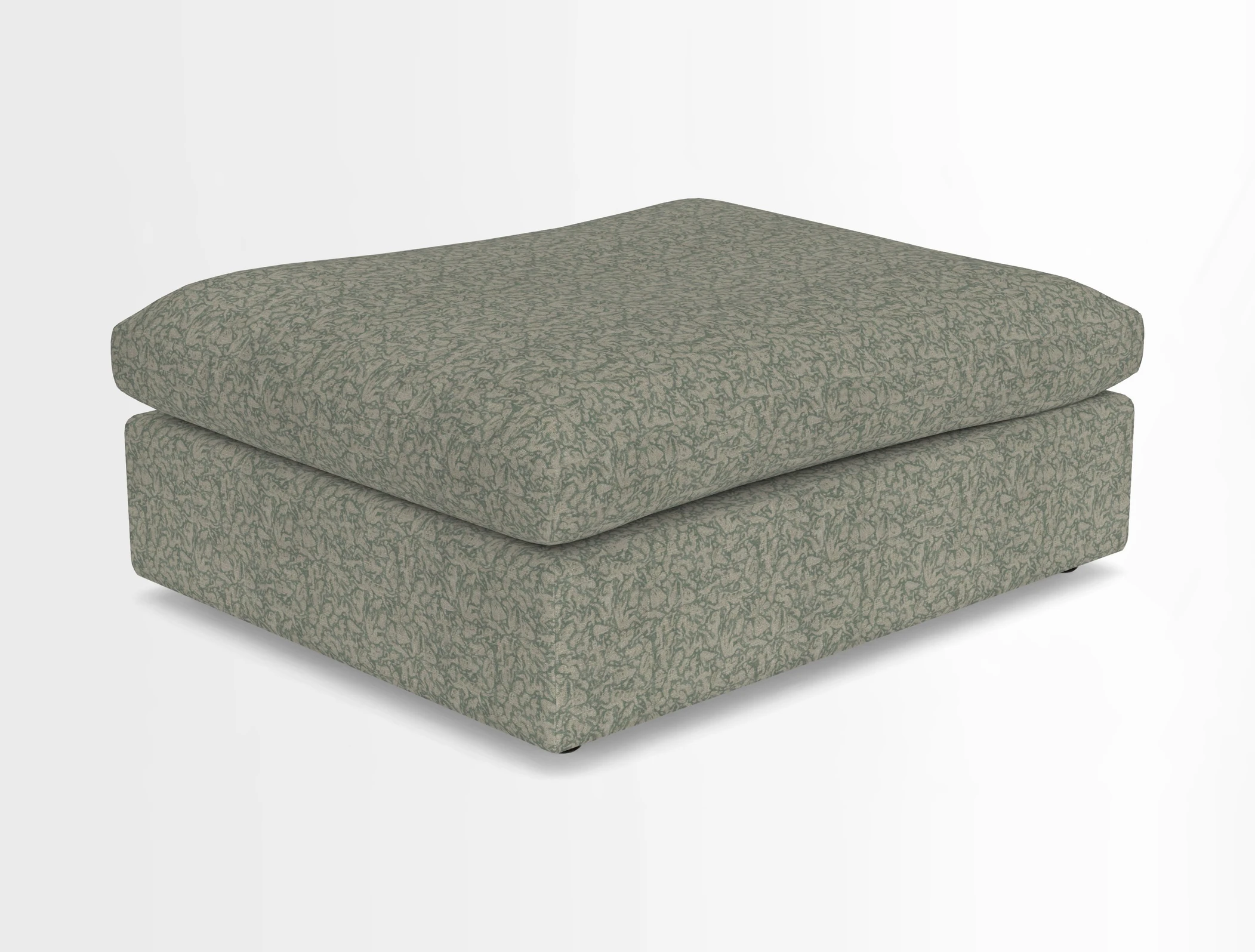 Big Softie Footstool in Two Tone Plain Biscuit