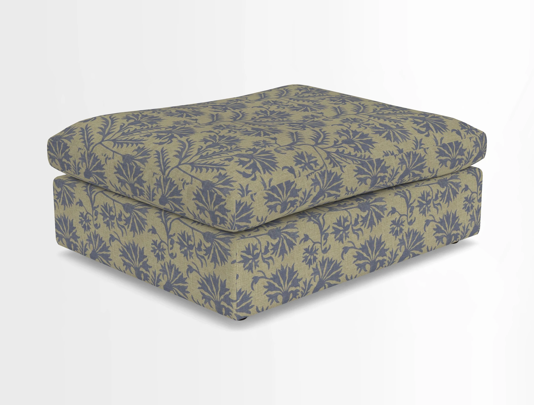 Big Softie Footstool in Two Tone Plain Biscuit