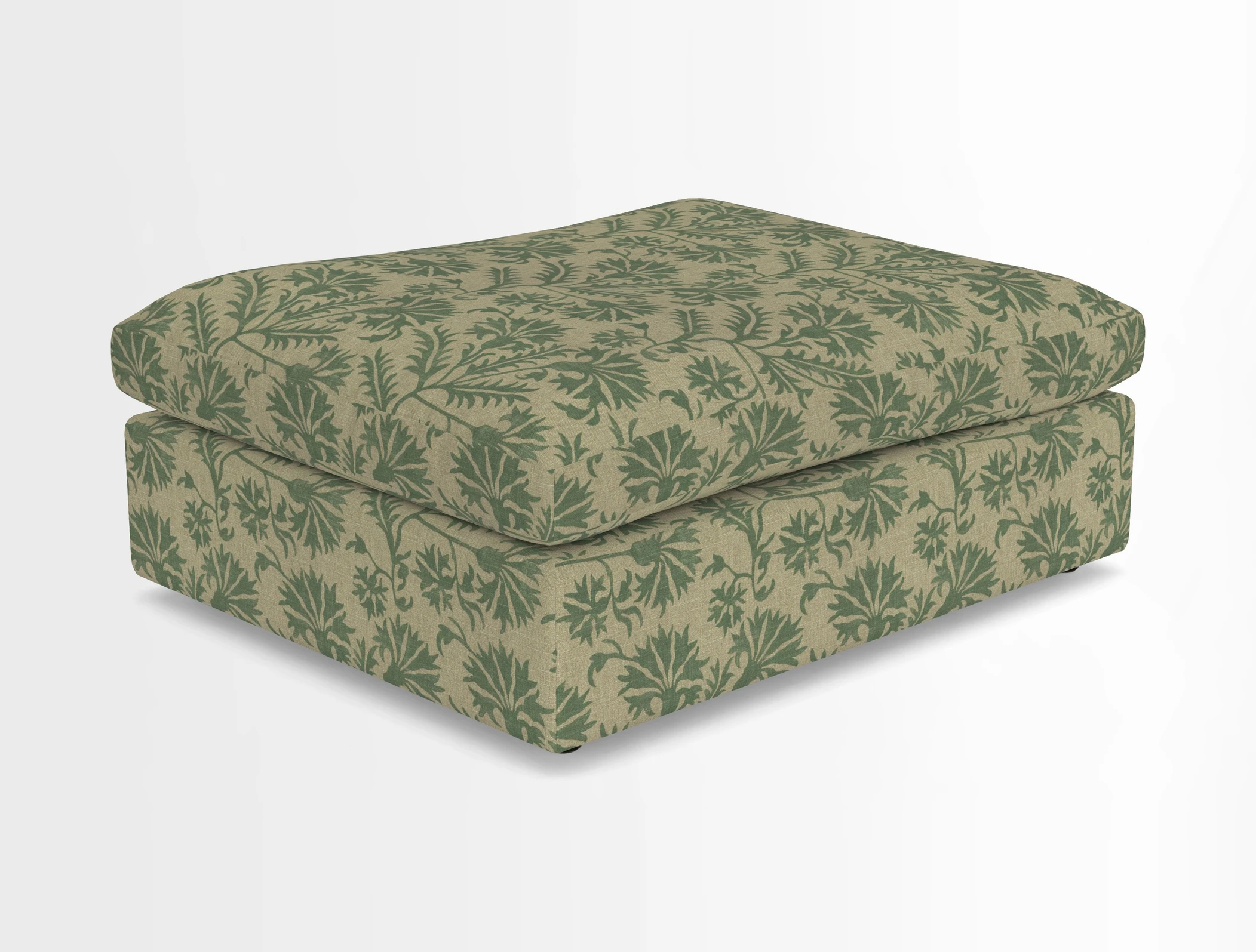 Big Softie Footstool in Two Tone Plain Biscuit