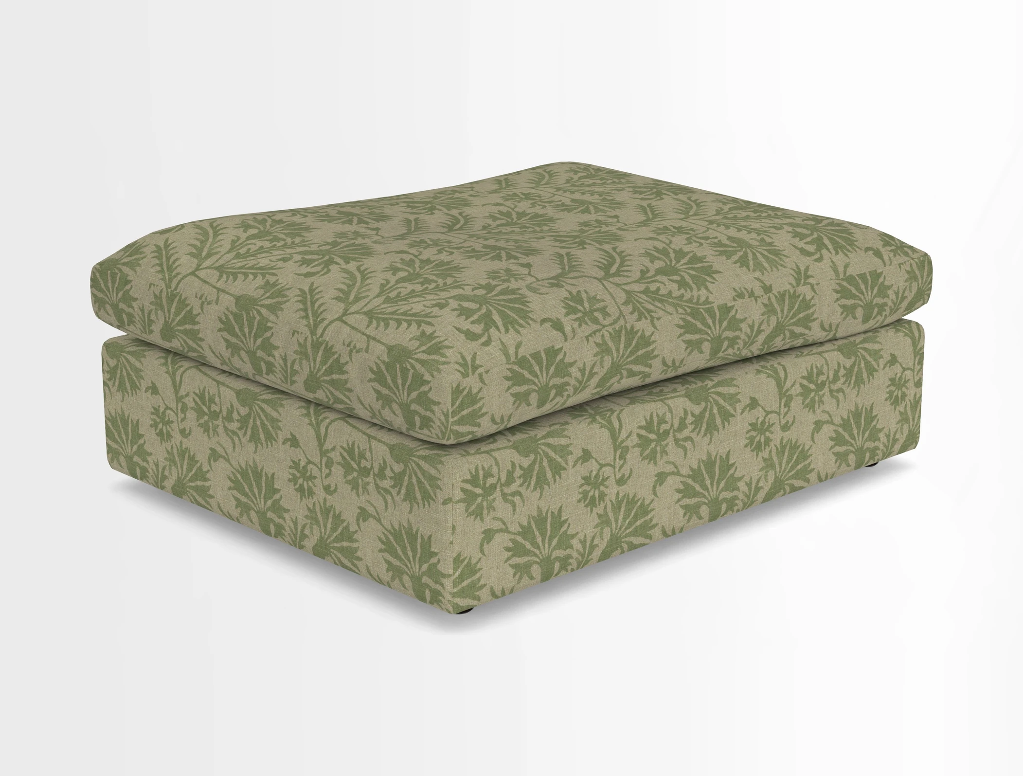 Big Softie Footstool in Two Tone Plain Biscuit