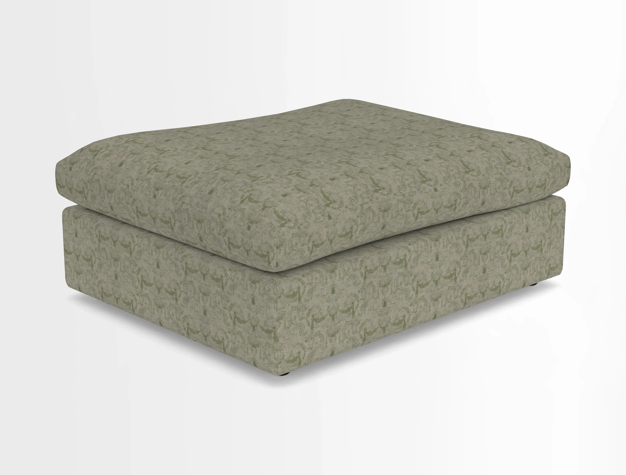 Big Softie Footstool in Two Tone Plain Biscuit