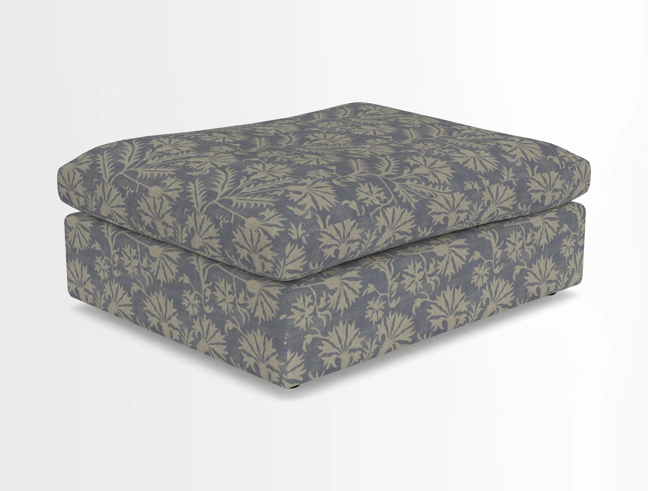 Big Softie Footstool in Two Tone Plain Biscuit