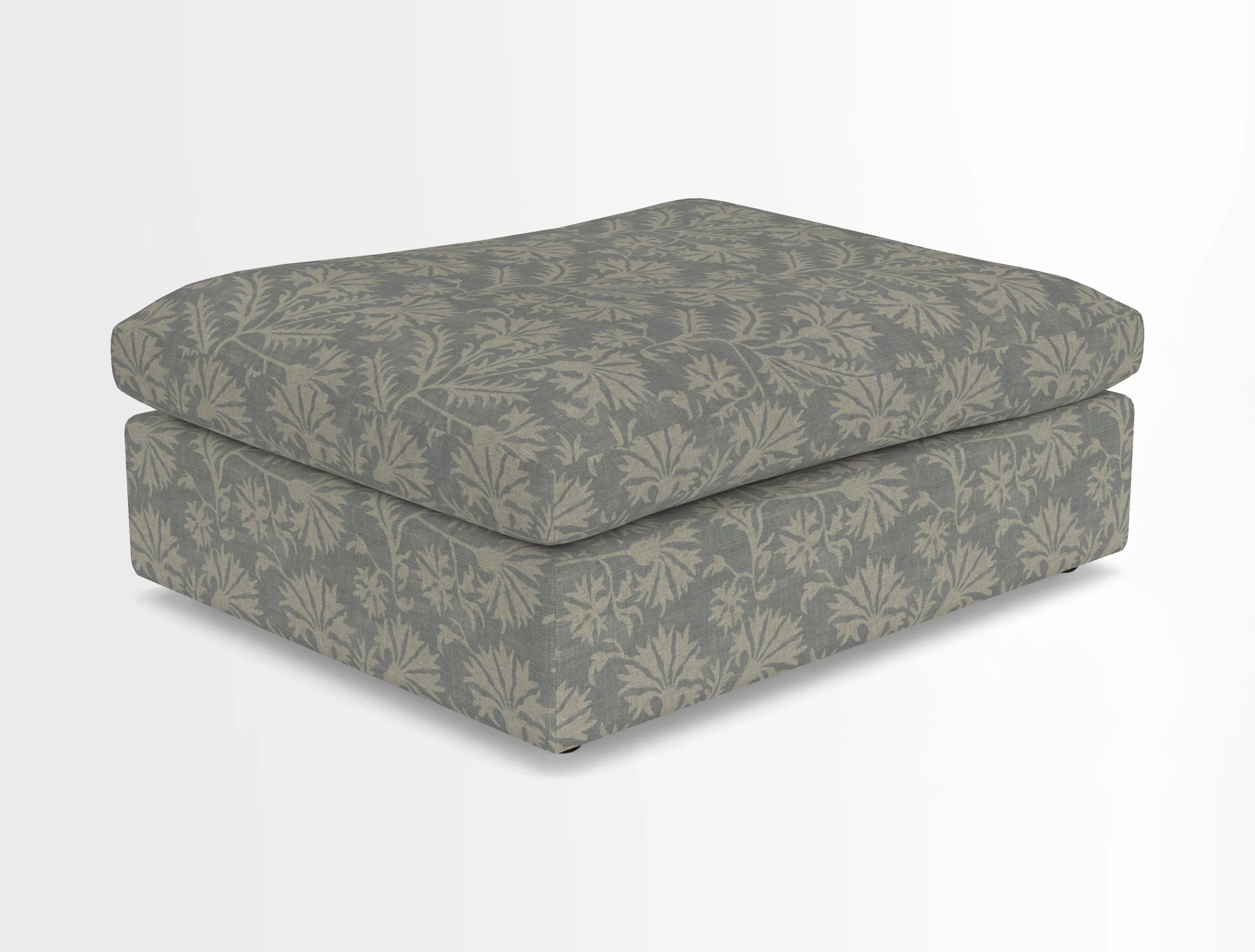 Big Softie Footstool in Two Tone Plain Biscuit