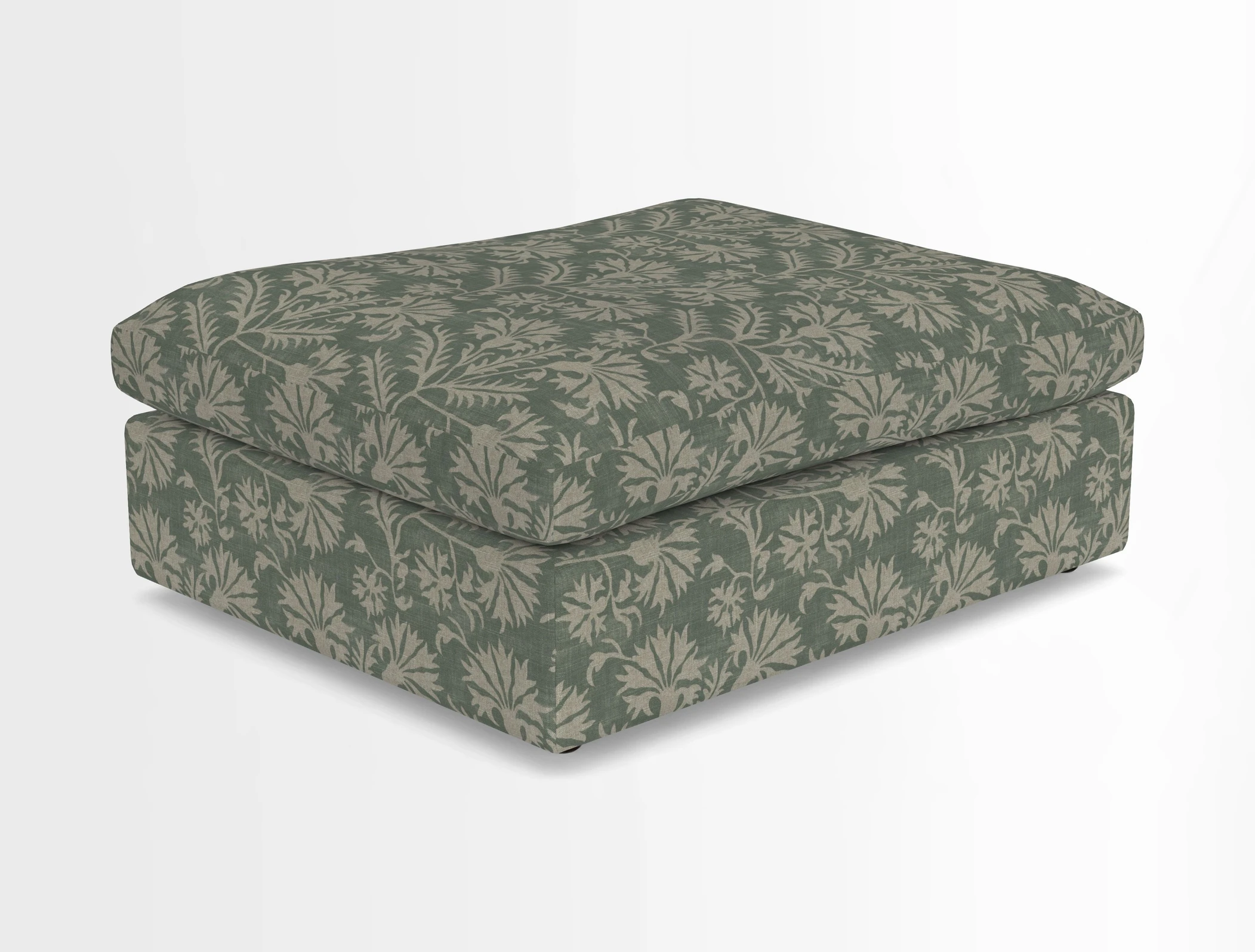 Big Softie Footstool in Two Tone Plain Biscuit