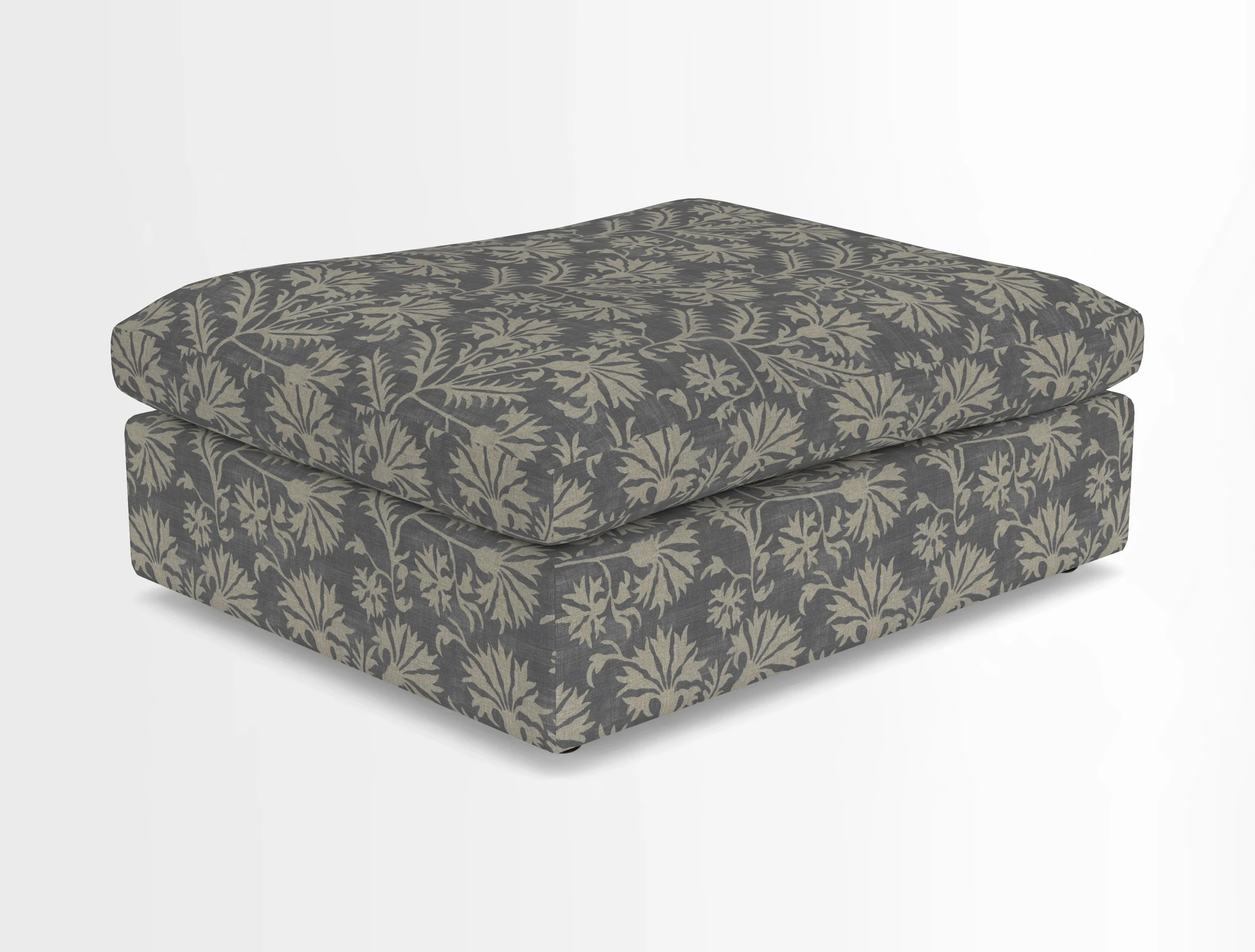 Big Softie Footstool in Two Tone Plain Biscuit