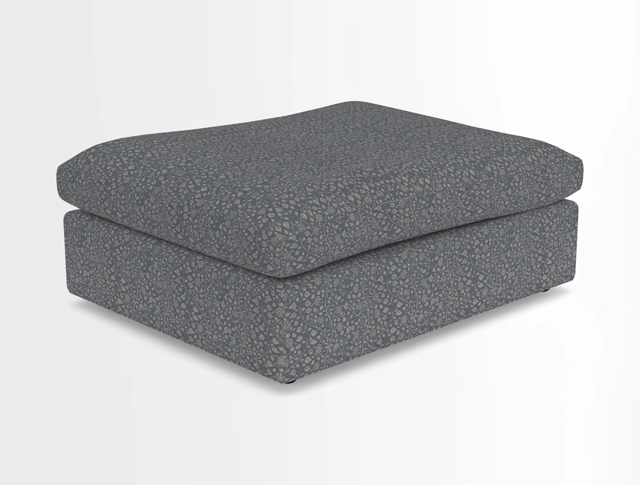 Big Softie Footstool in Two Tone Plain Biscuit