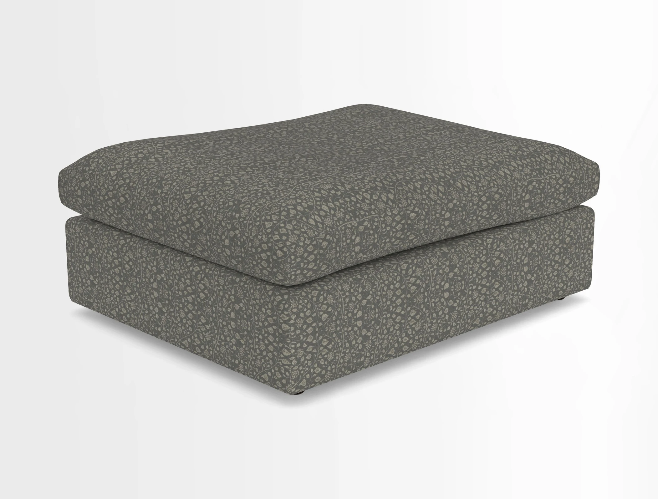Big Softie Footstool in Two Tone Plain Biscuit