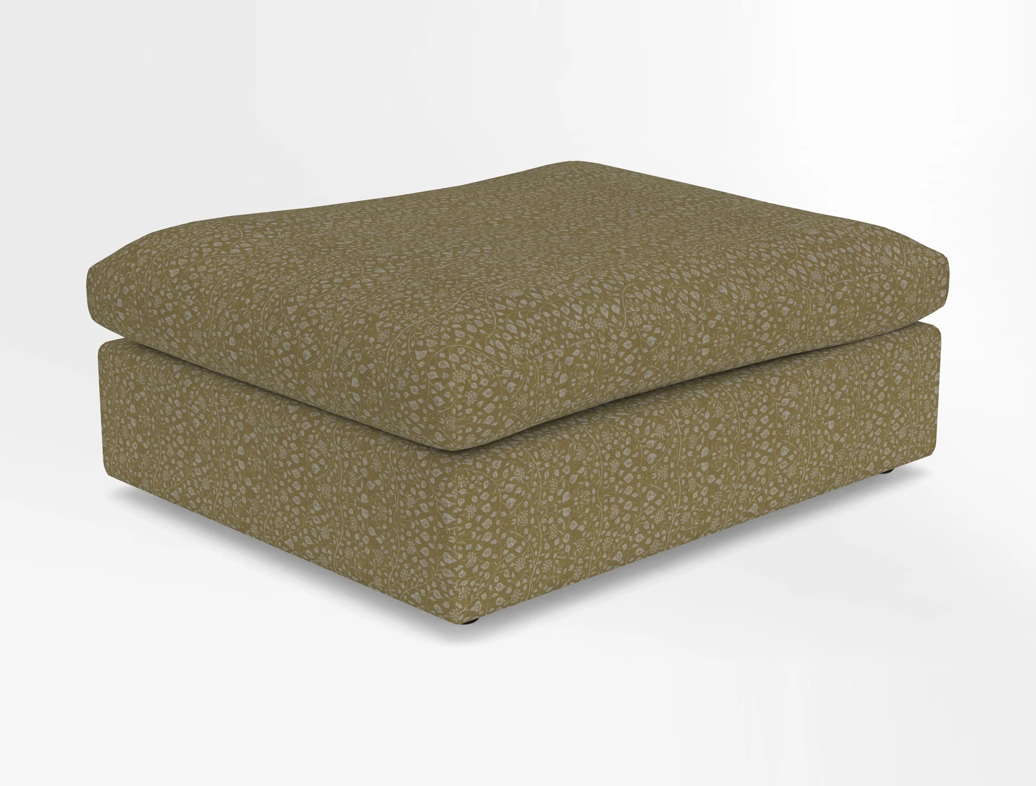 Big Softie Footstool in Two Tone Plain Biscuit