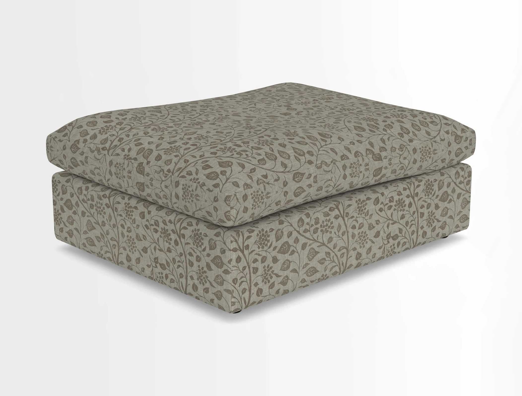 Big Softie Footstool in Two Tone Plain Biscuit