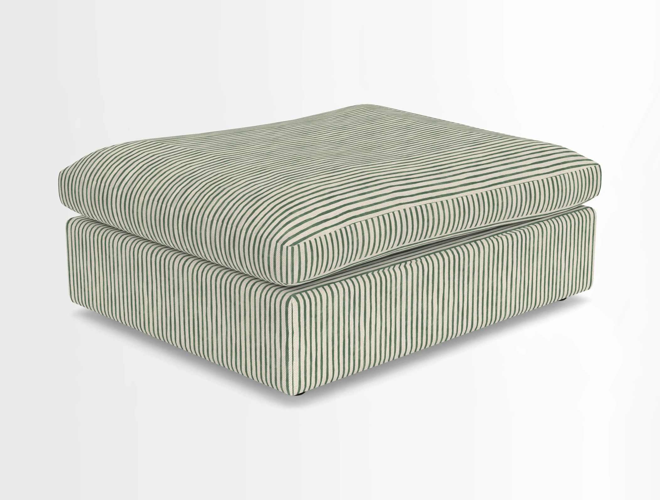 Big Softie Footstool in Two Tone Plain Biscuit