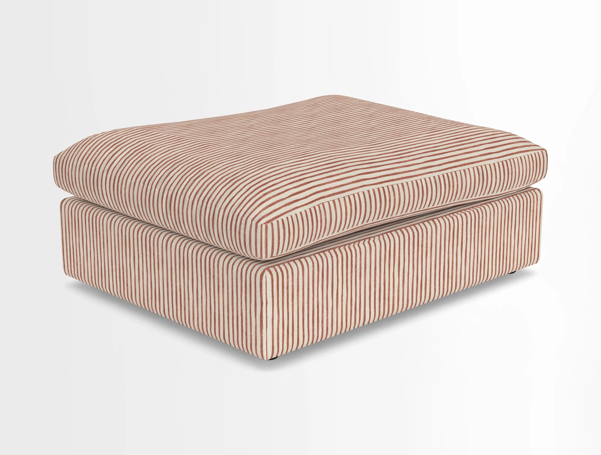 Big Softie Footstool in Two Tone Plain Biscuit