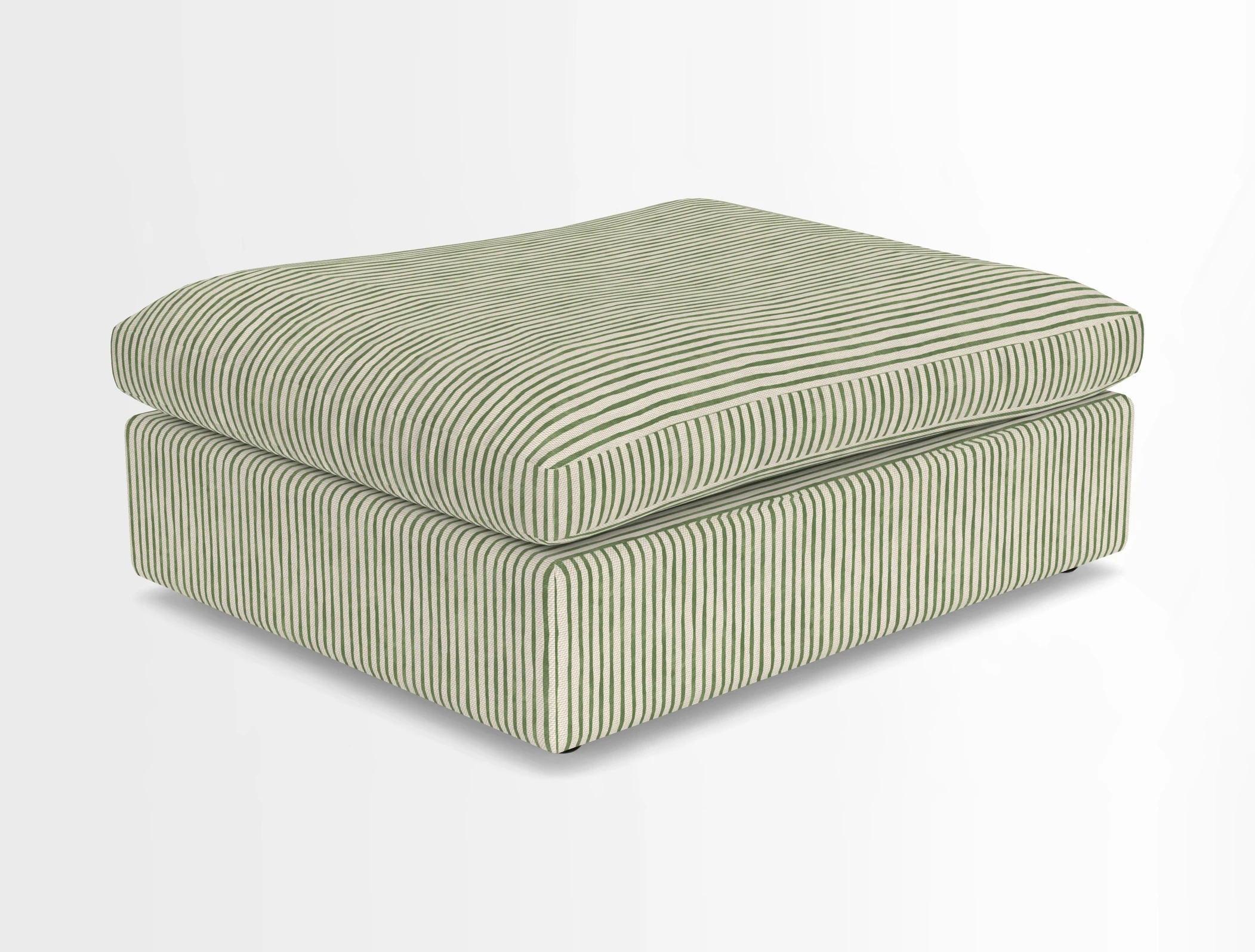 Big Softie Footstool in Two Tone Plain Biscuit