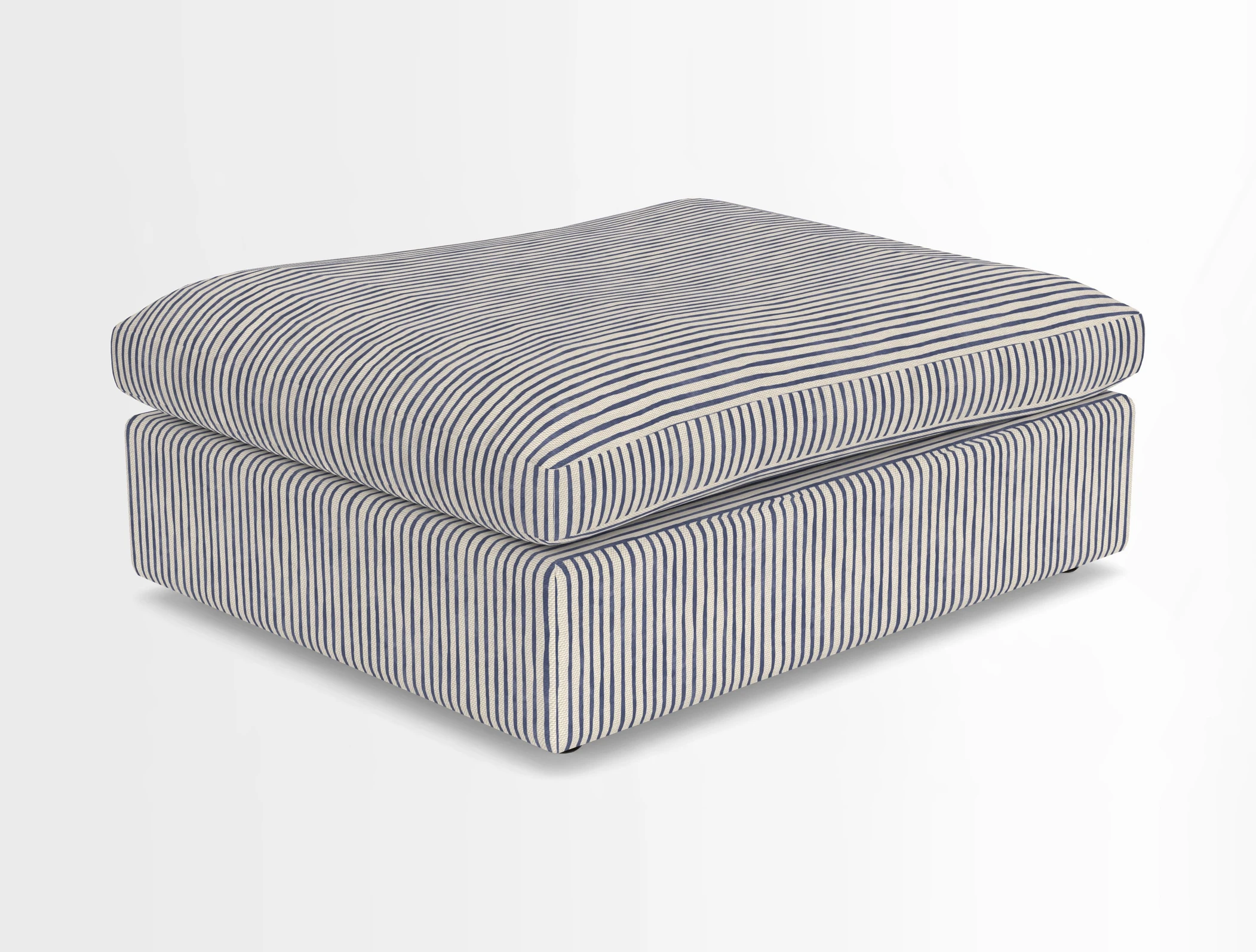 Big Softie Footstool in Two Tone Plain Biscuit