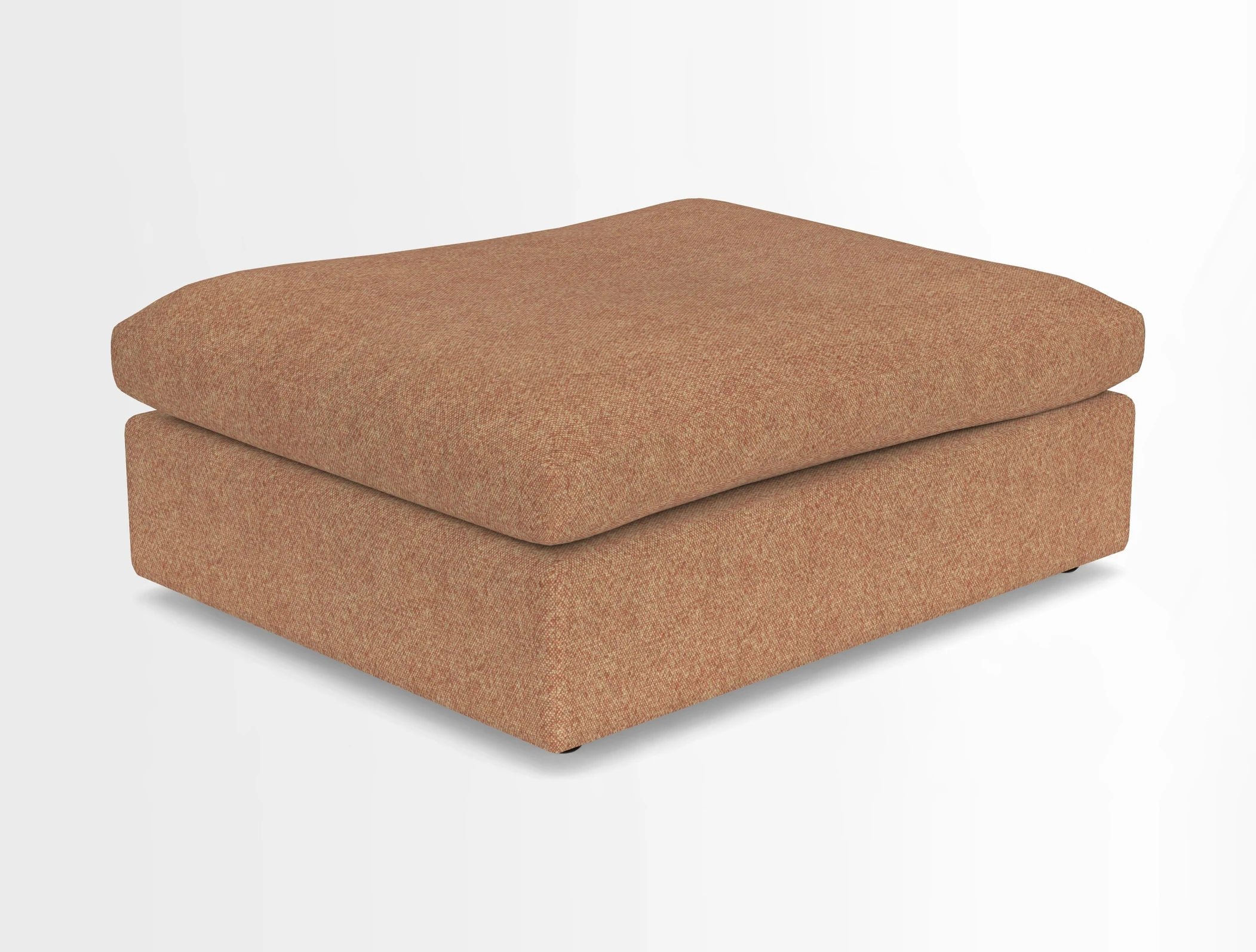 Big Softie Footstool in Two Tone Plain Biscuit