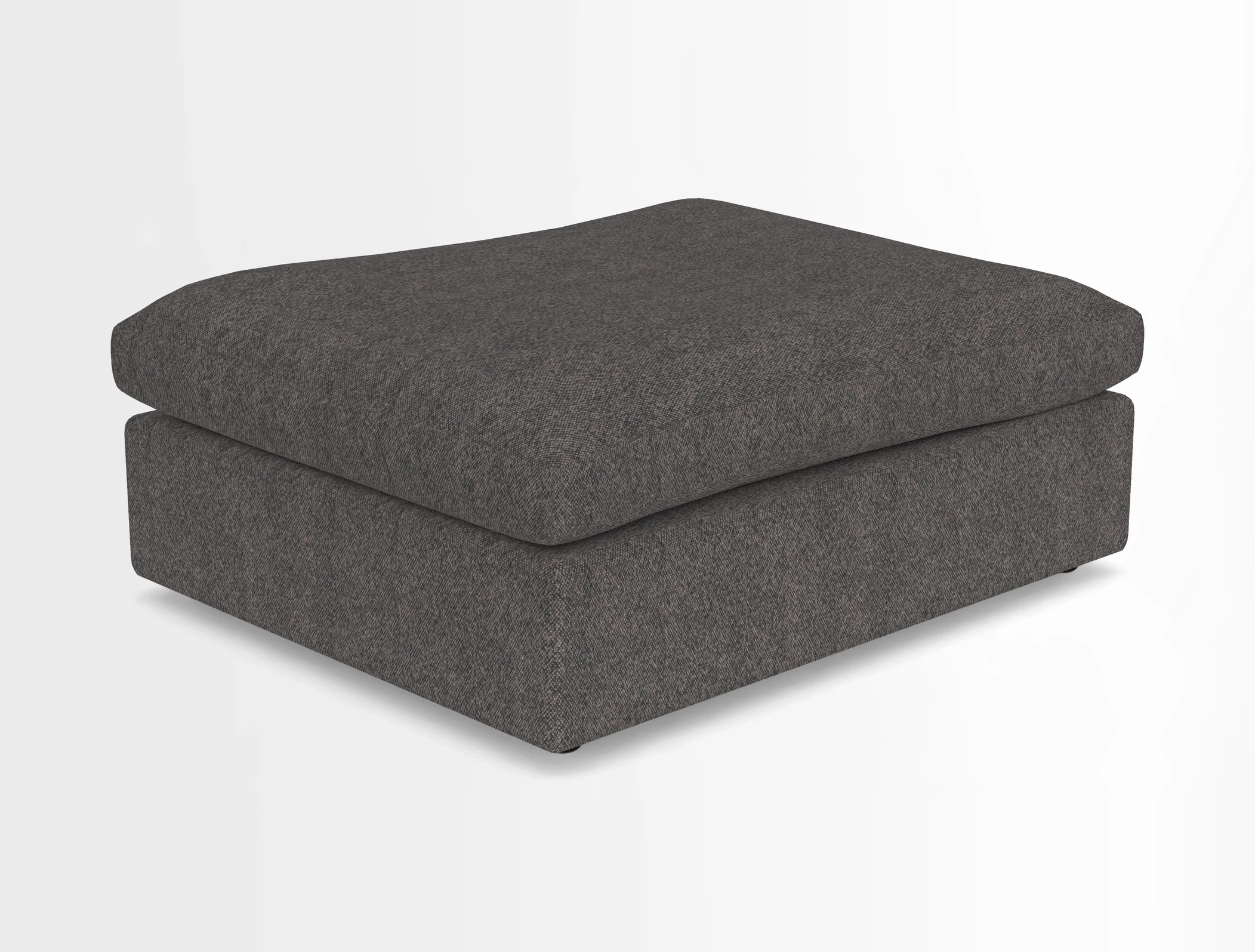Big Softie Footstool in Two Tone Plain Biscuit