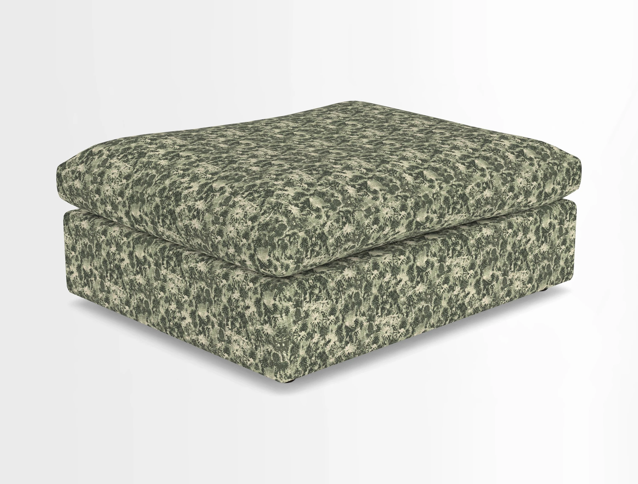 Big Softie Footstool in Two Tone Plain Biscuit