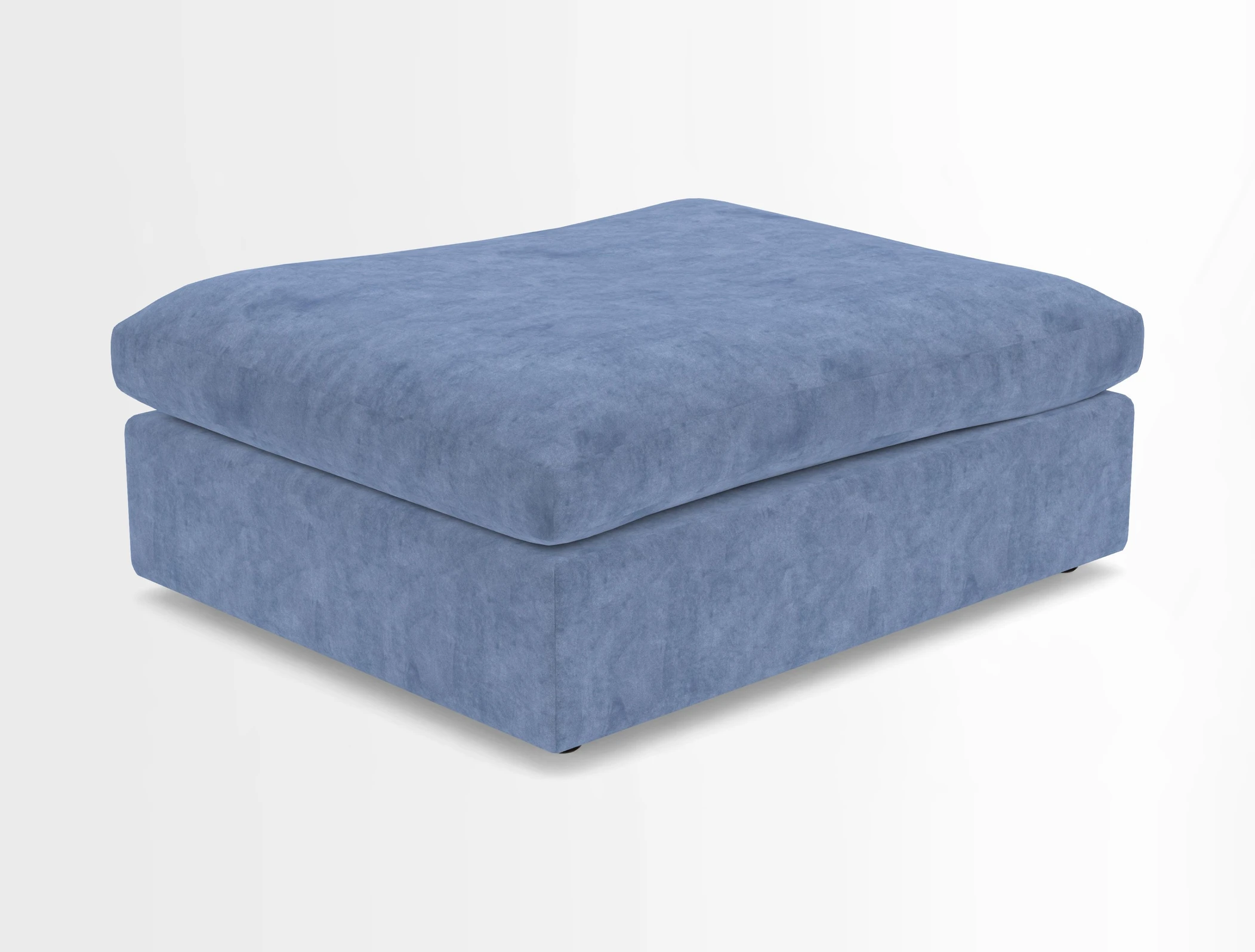Big Softie Footstool in Two Tone Plain Biscuit