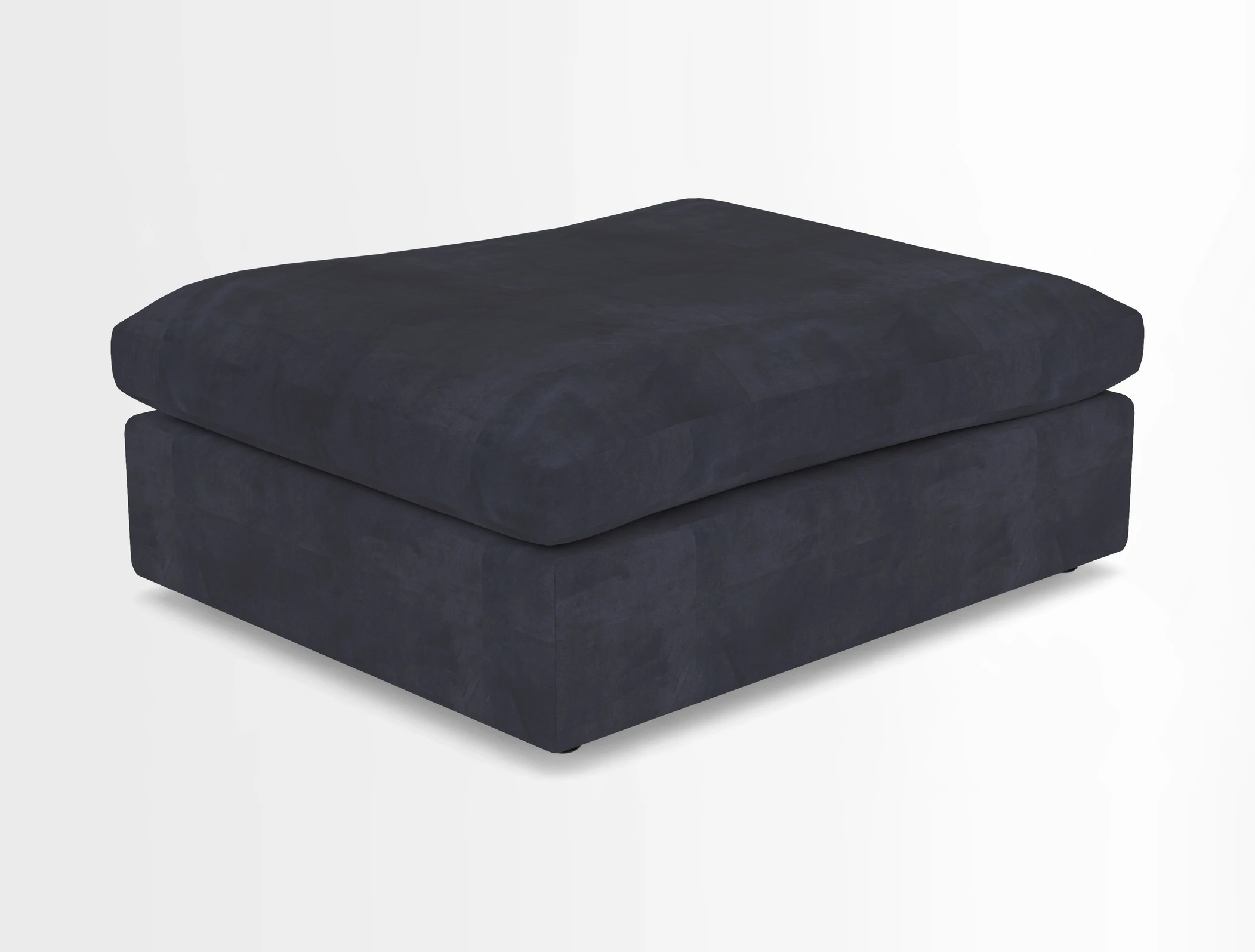 Big Softie Footstool in Two Tone Plain Biscuit