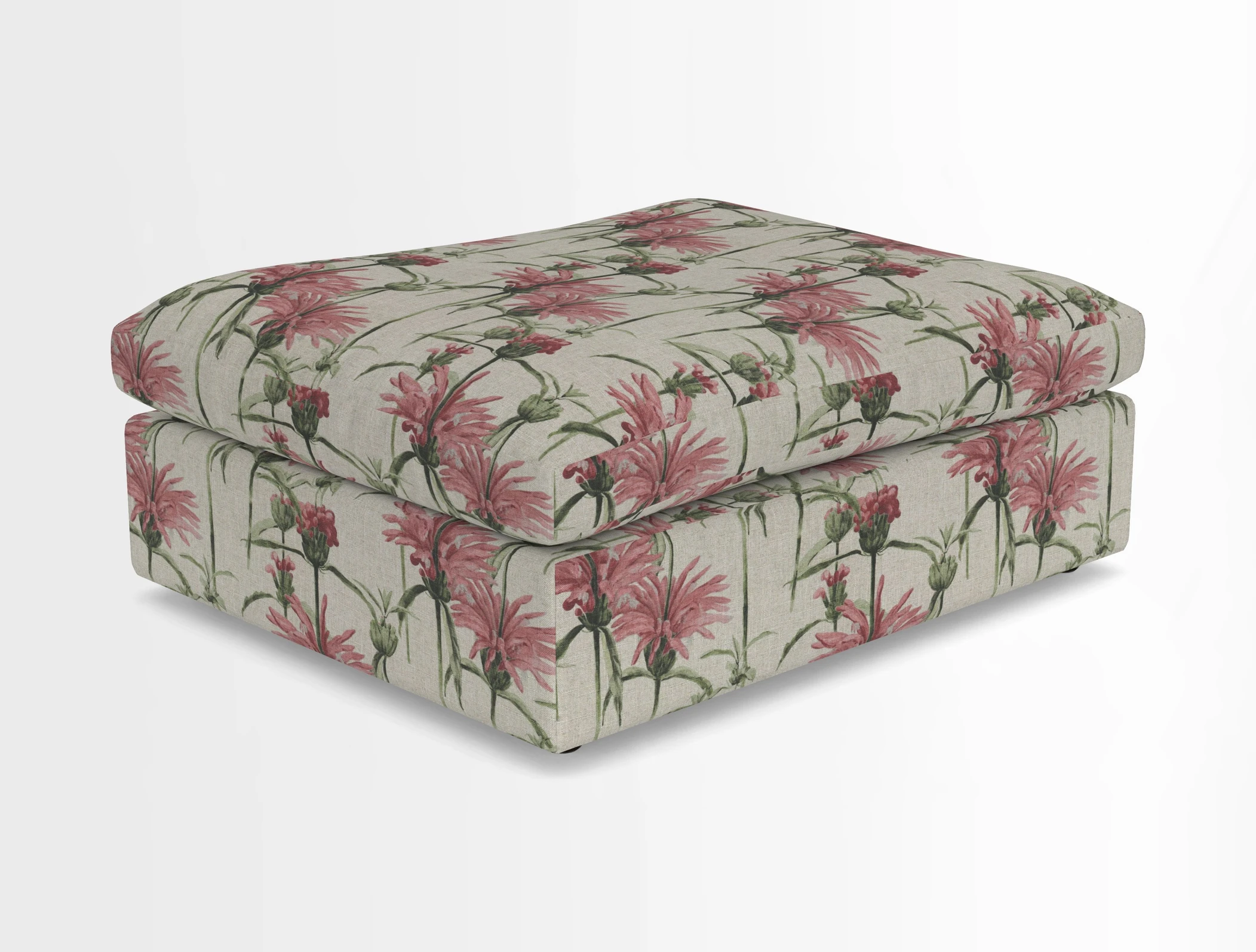Big Softie Footstool in Two Tone Plain Biscuit