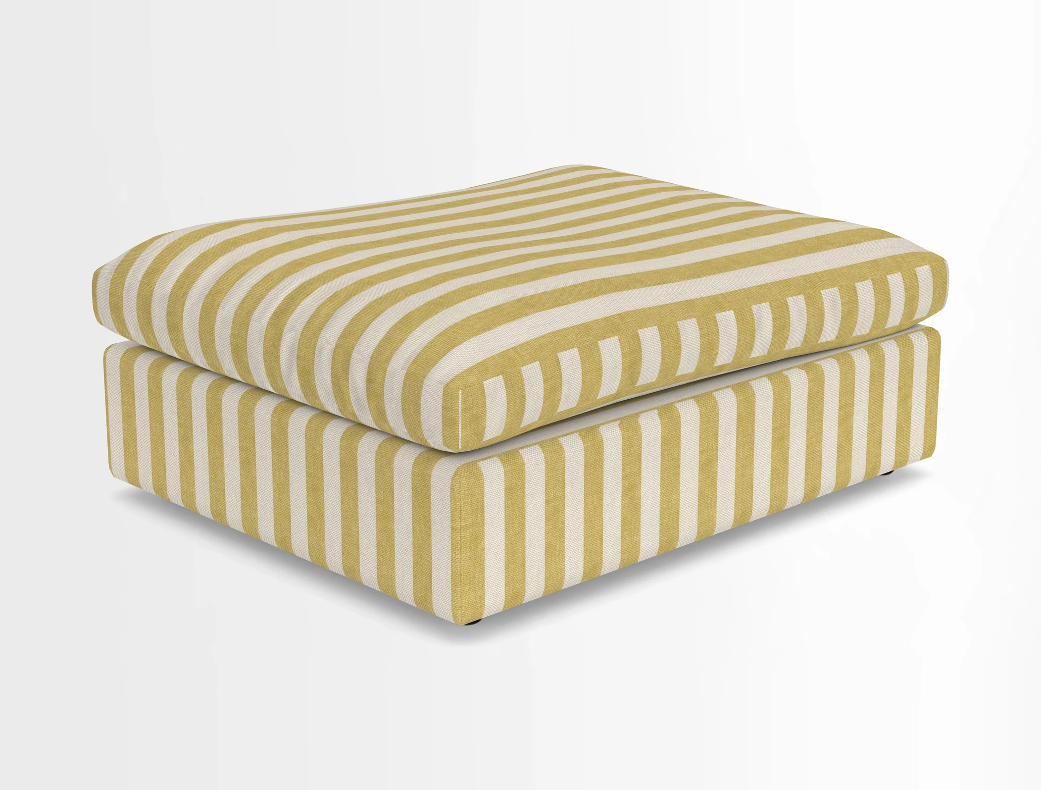 Big Softie Footstool in Two Tone Plain Biscuit