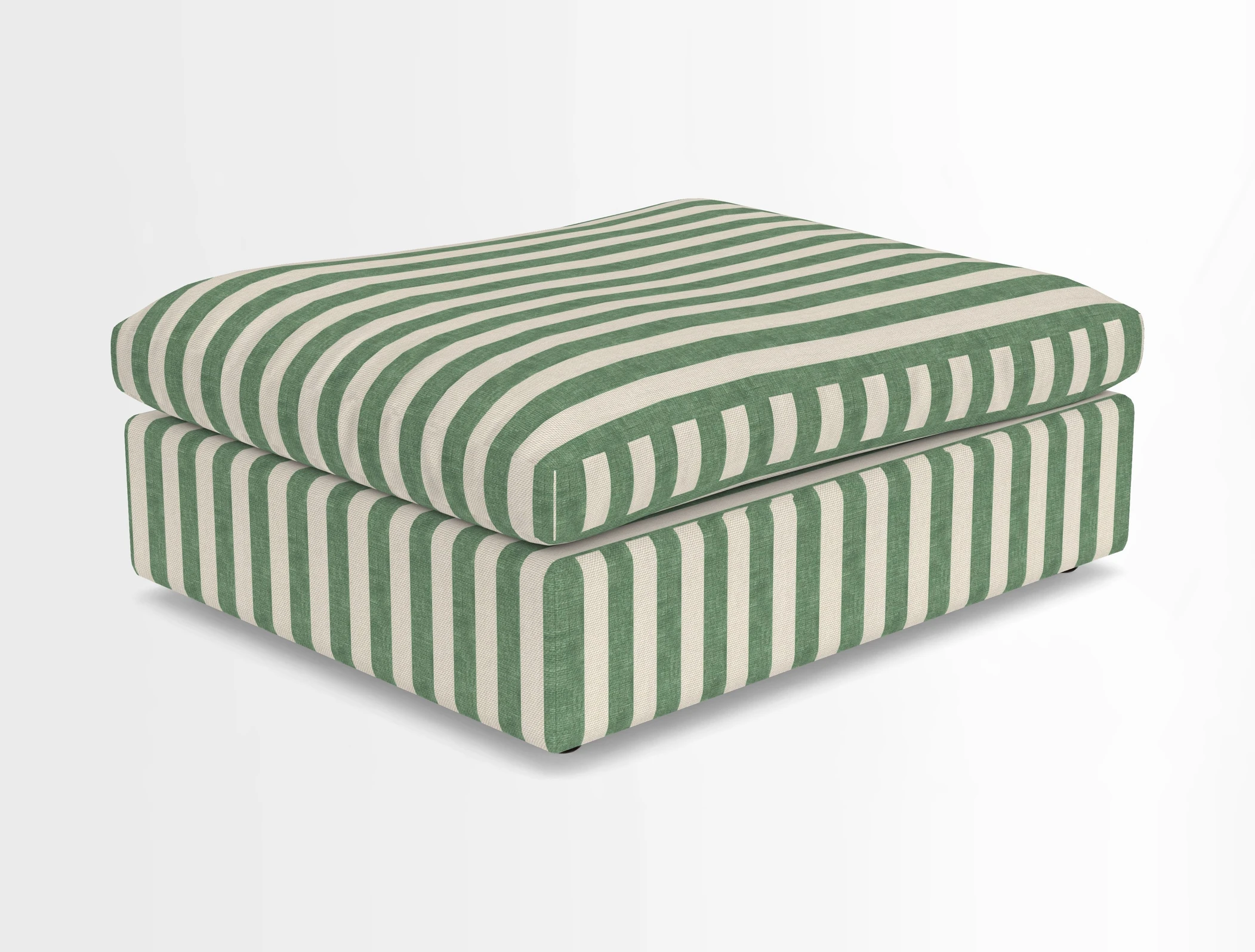 Big Softie Footstool in Two Tone Plain Biscuit