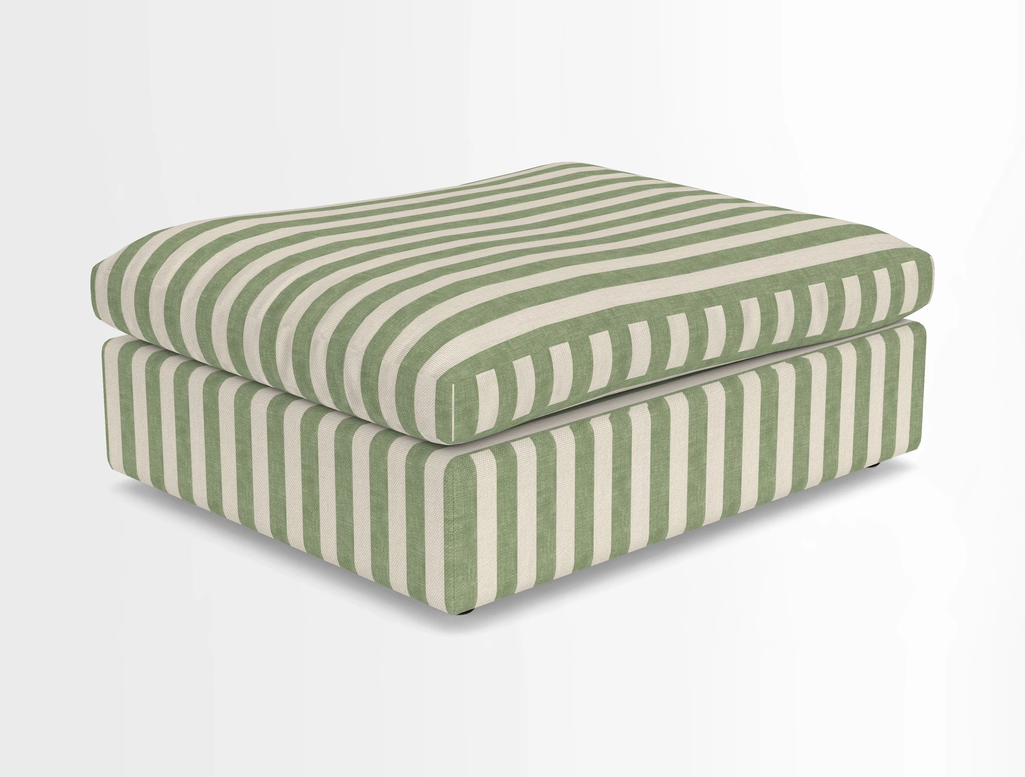 Big Softie Footstool in Two Tone Plain Biscuit