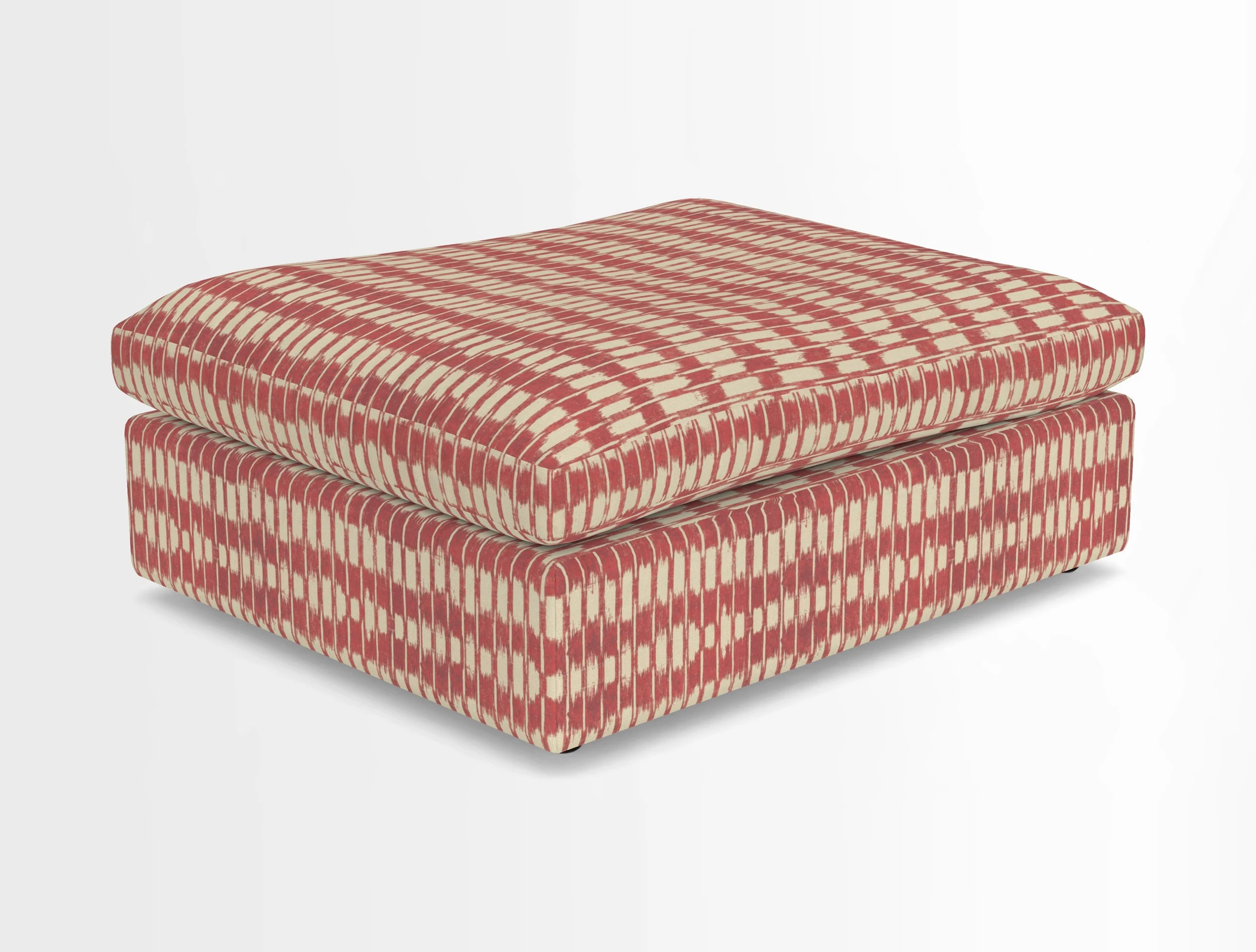 Big Softie Footstool in Two Tone Plain Biscuit