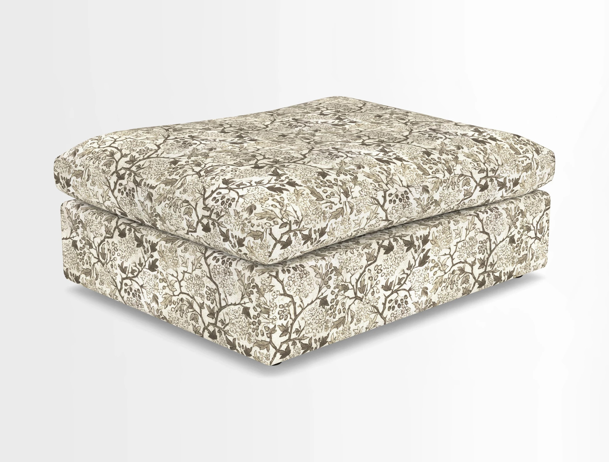 Big Softie Footstool in Two Tone Plain Biscuit