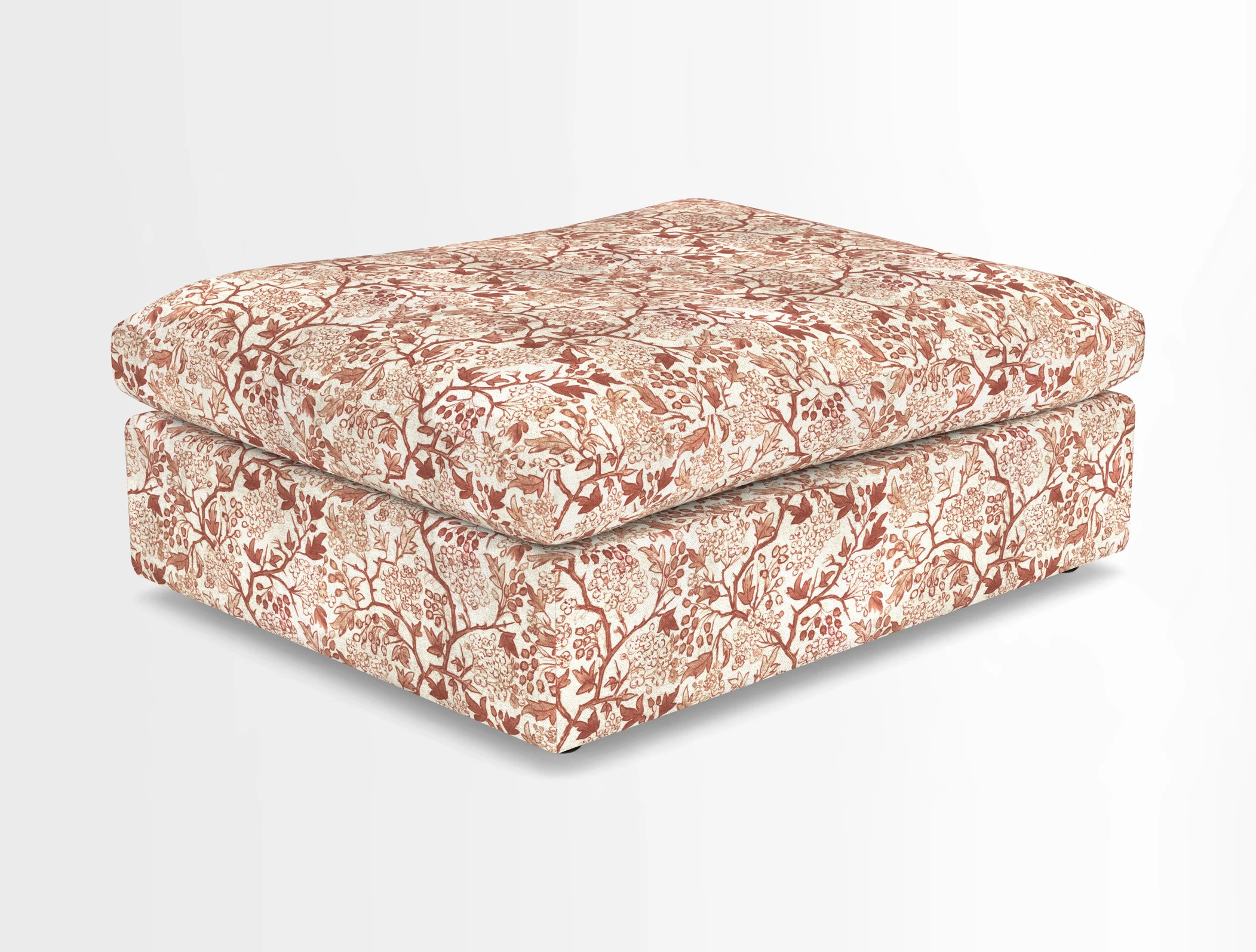 Big Softie Footstool in Two Tone Plain Biscuit