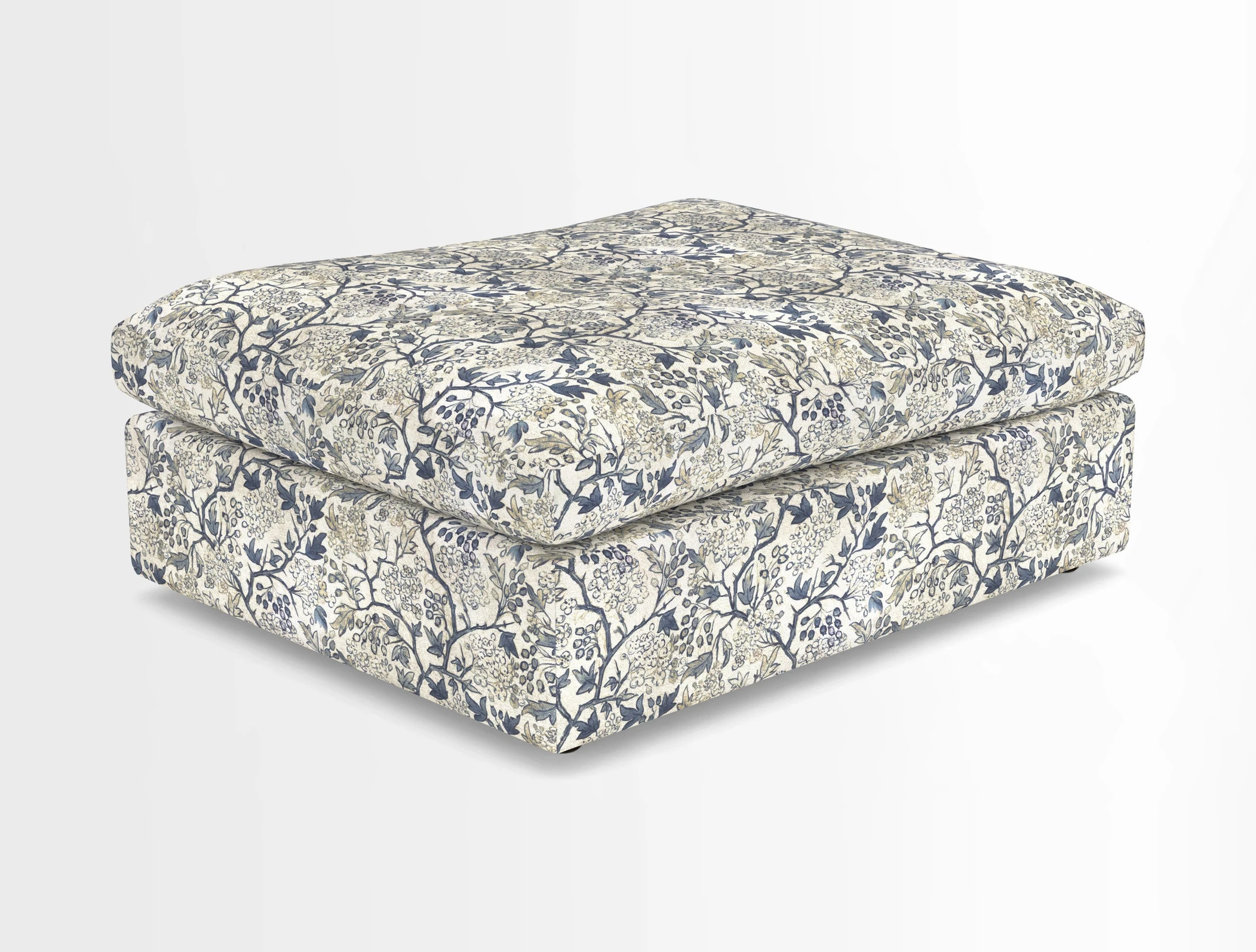 Big Softie Footstool in Two Tone Plain Biscuit