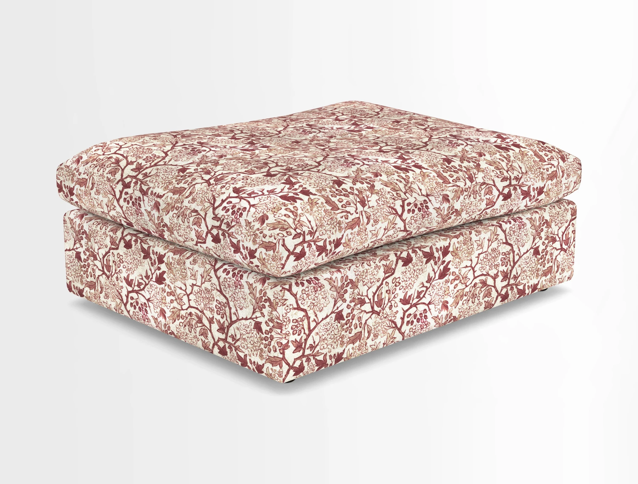 Big Softie Footstool in Two Tone Plain Biscuit