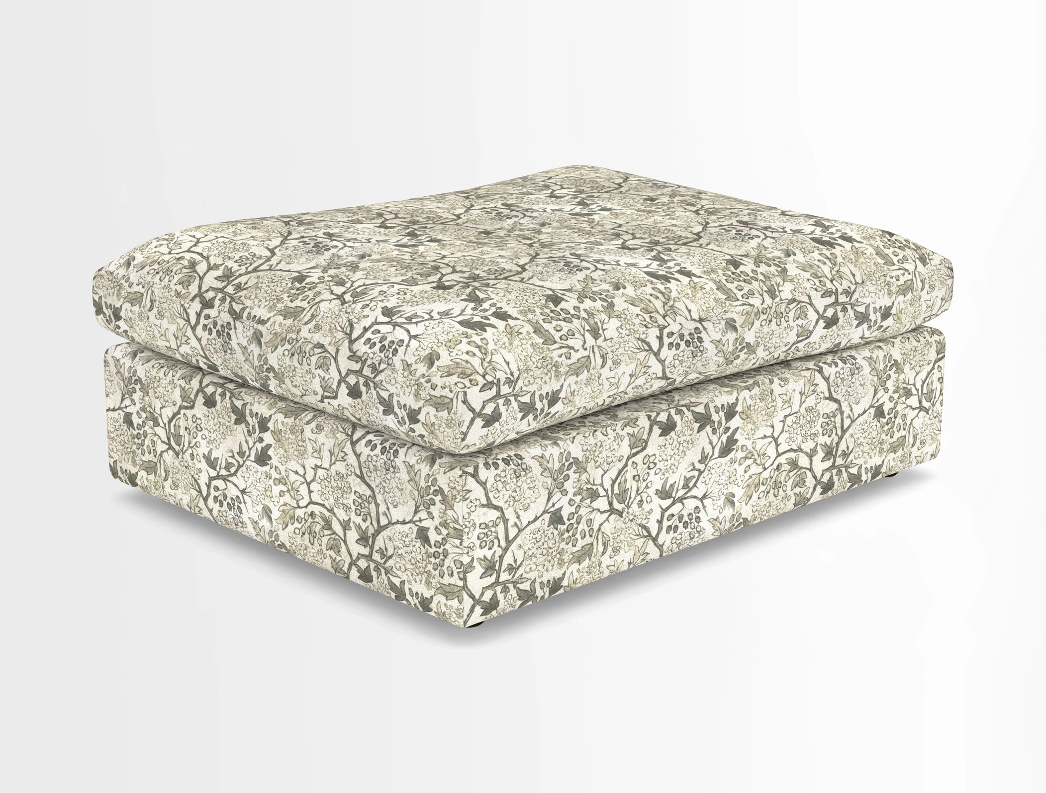 Big Softie Footstool in Two Tone Plain Biscuit