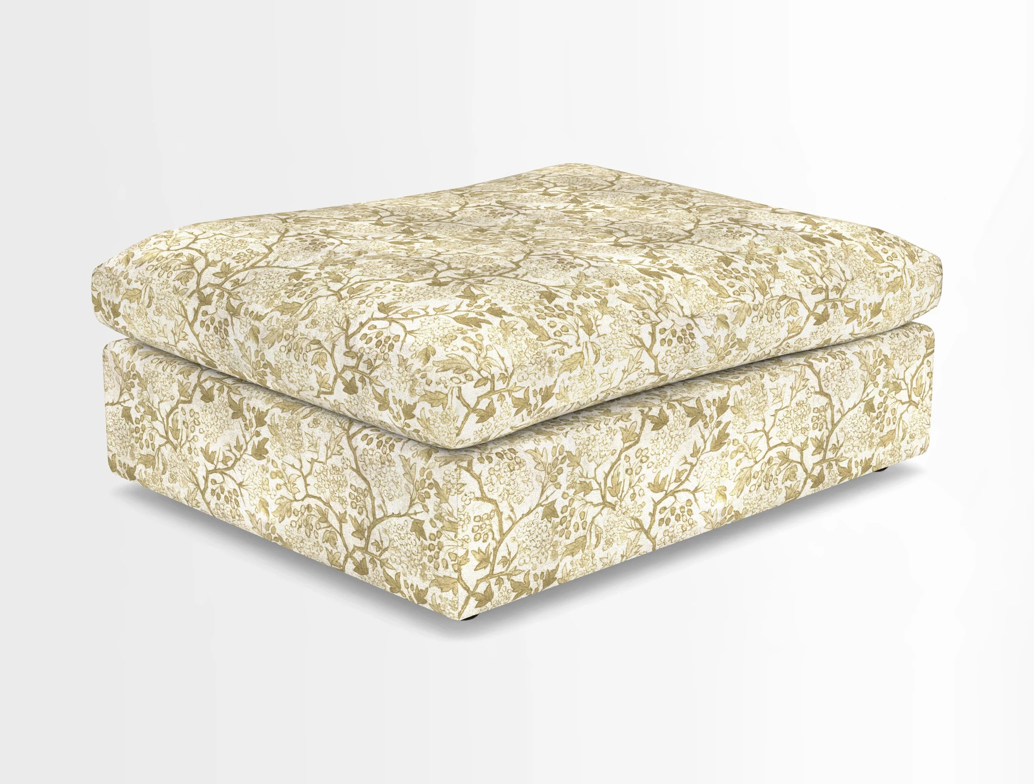 Big Softie Footstool in Two Tone Plain Biscuit