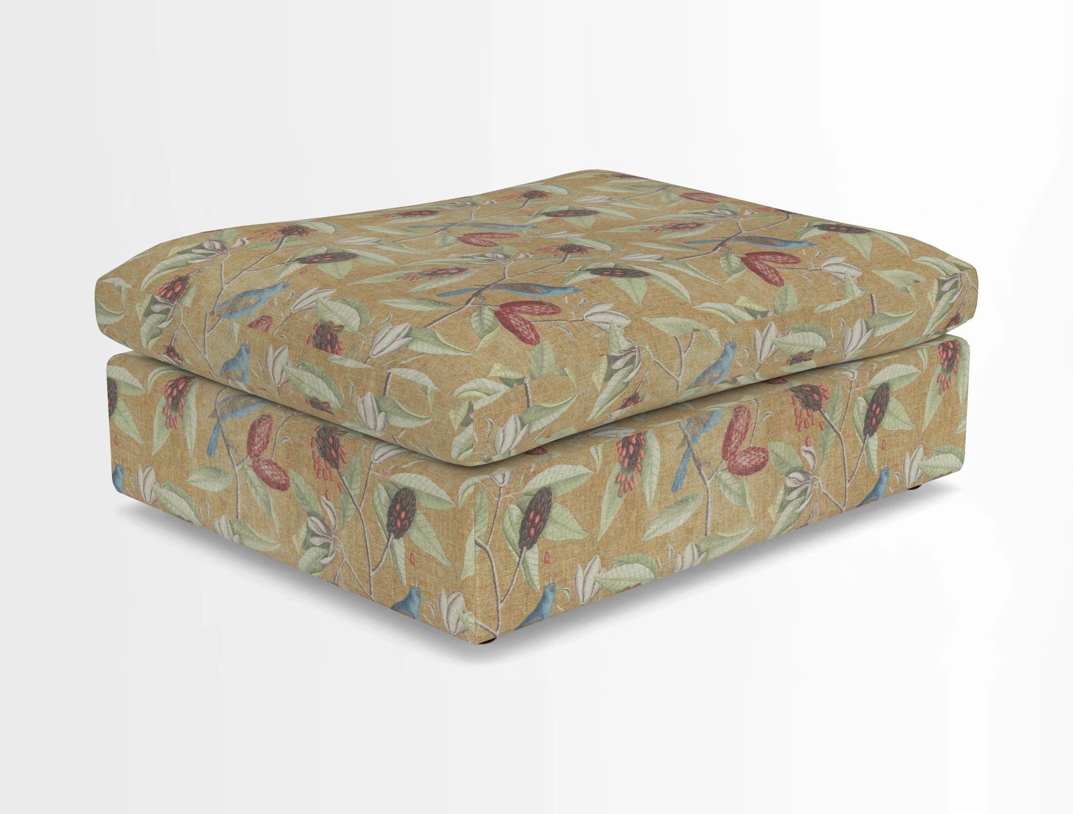 Big Softie Footstool in Two Tone Plain Biscuit
