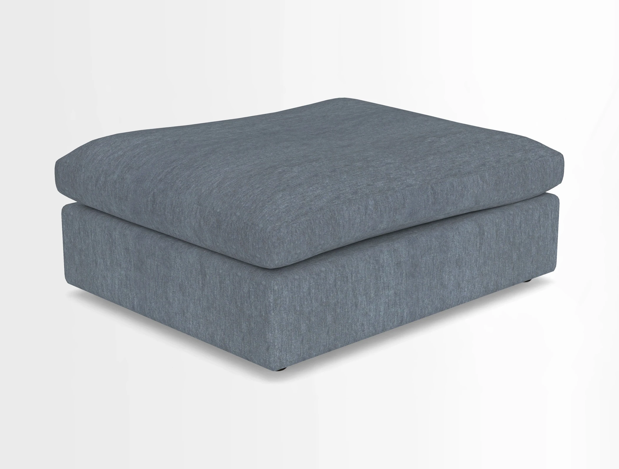 Big Softie Footstool in Two Tone Plain Biscuit