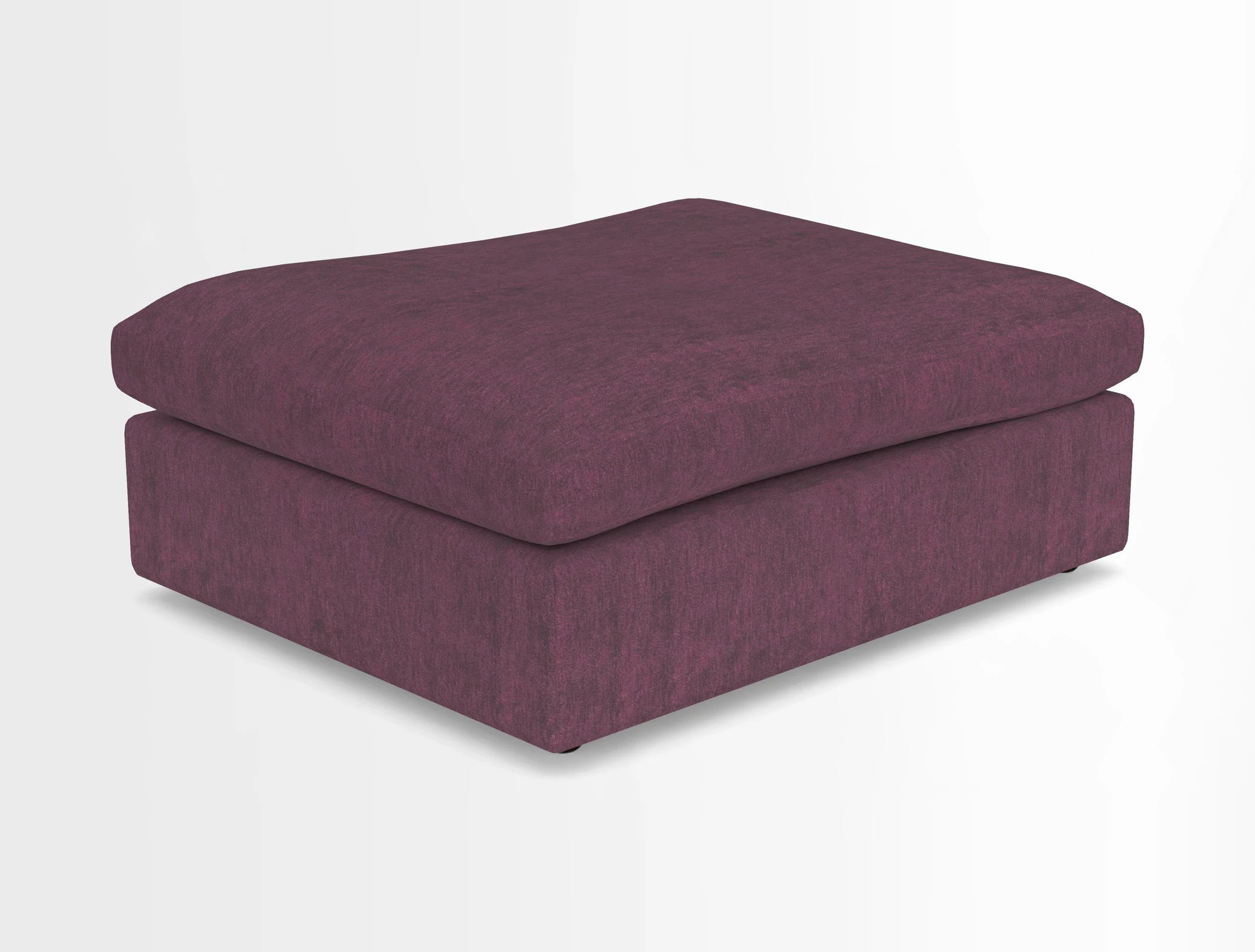 Big Softie Footstool in Two Tone Plain Biscuit