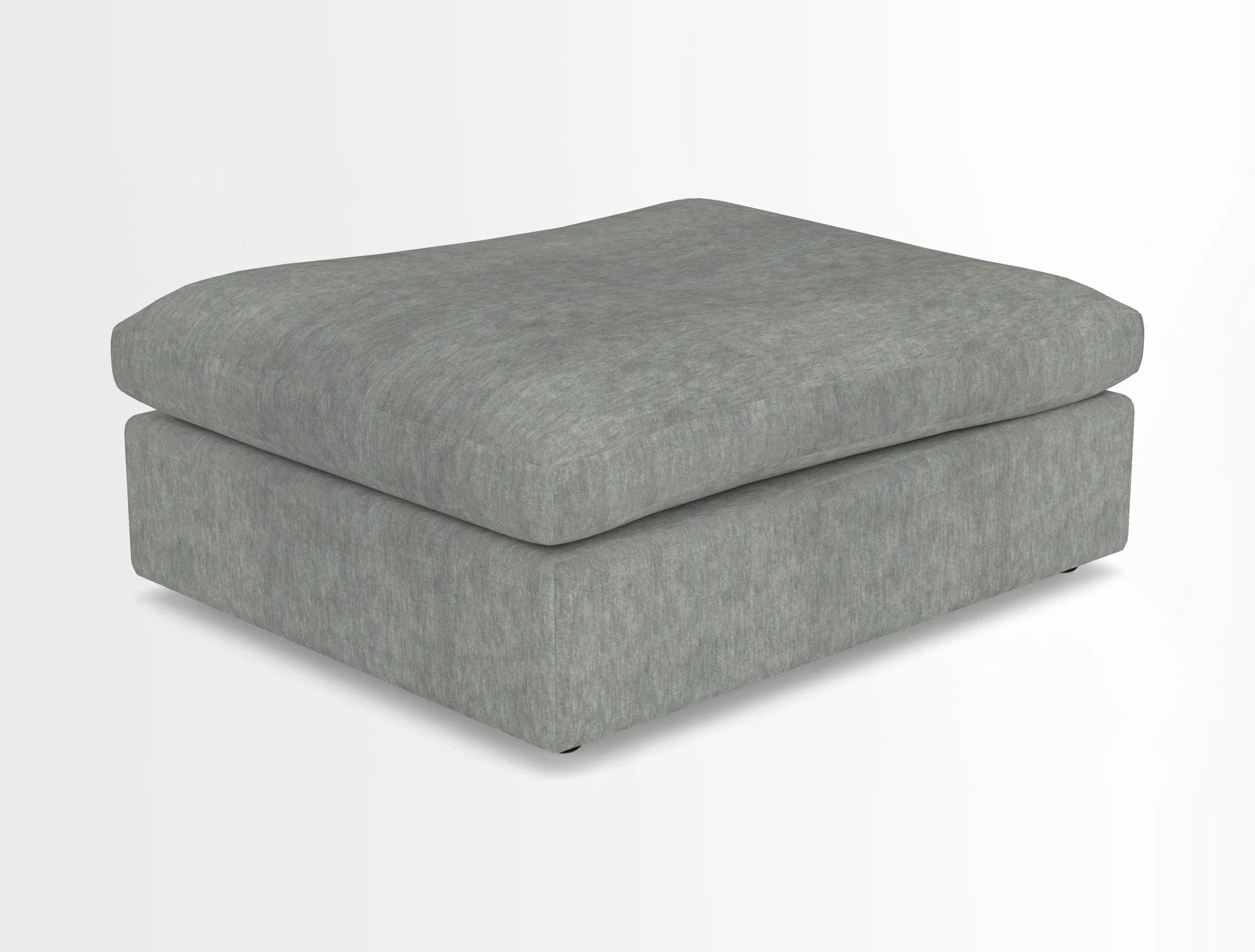Big Softie Footstool in Two Tone Plain Biscuit