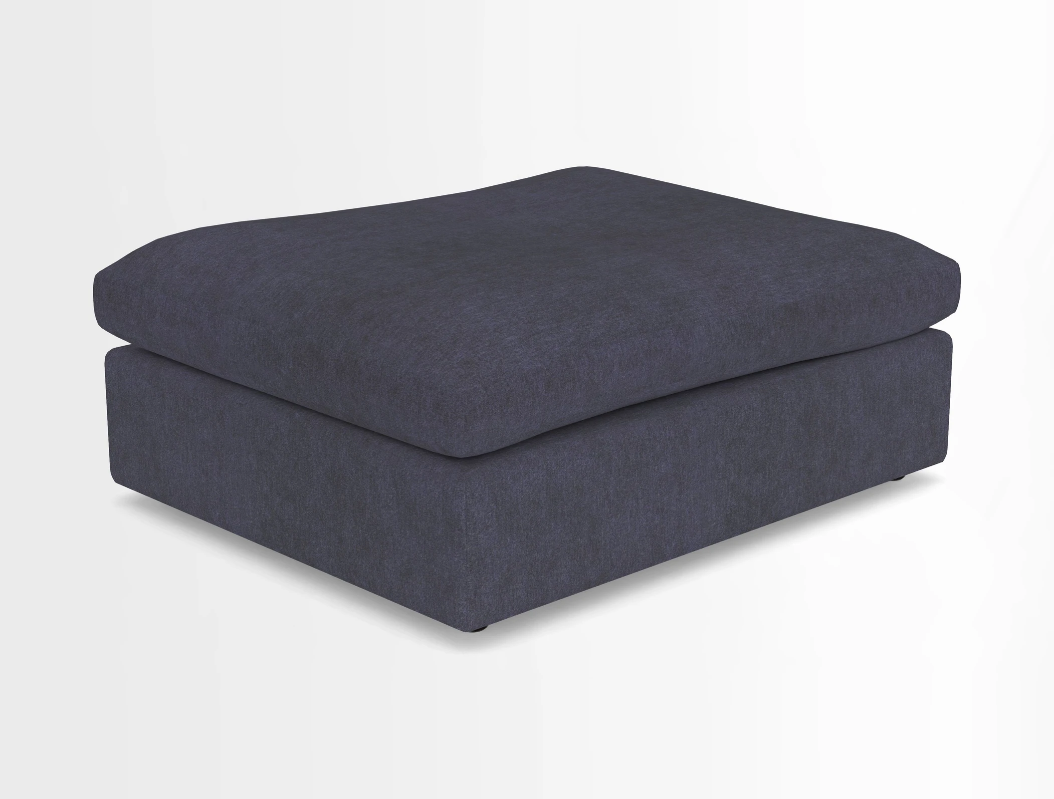 Big Softie Footstool in Two Tone Plain Biscuit