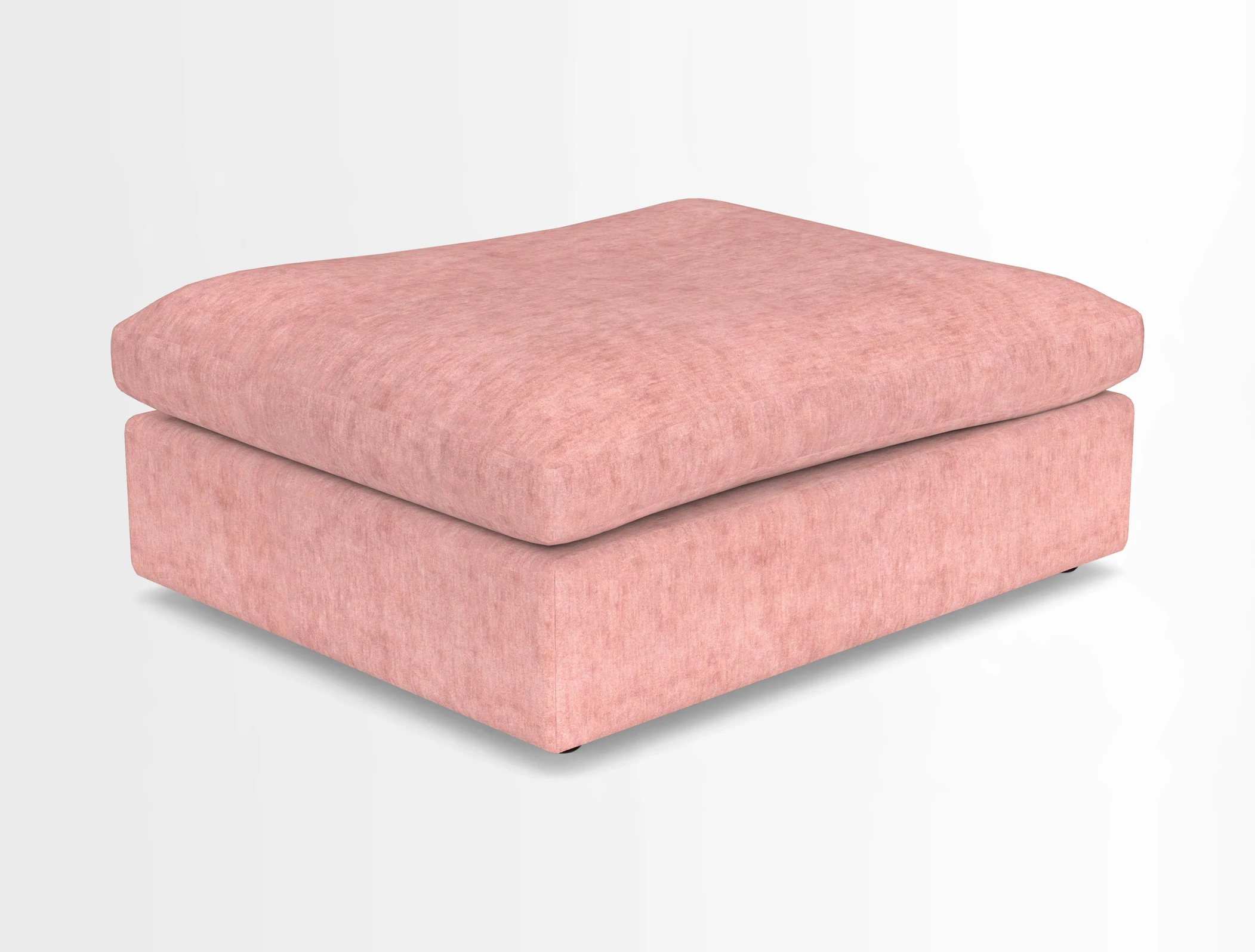 Big Softie Footstool in Two Tone Plain Biscuit