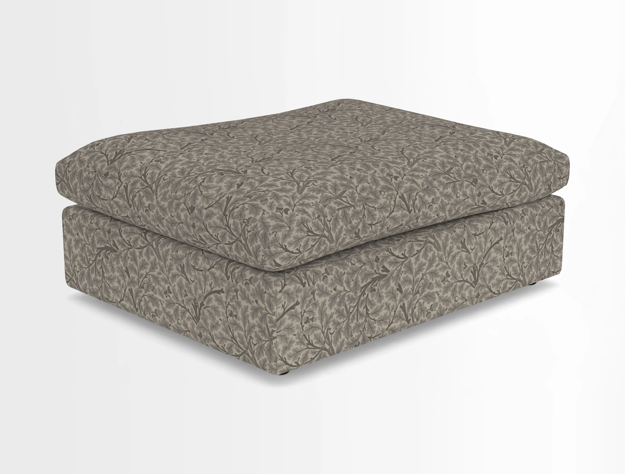 Big Softie Footstool in Two Tone Plain Biscuit