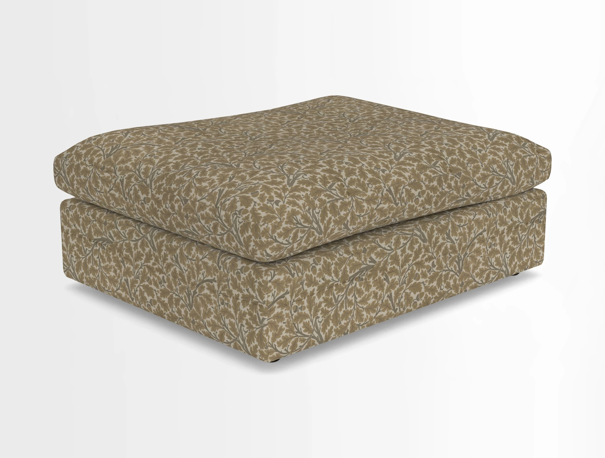 Big Softie Footstool in Two Tone Plain Biscuit