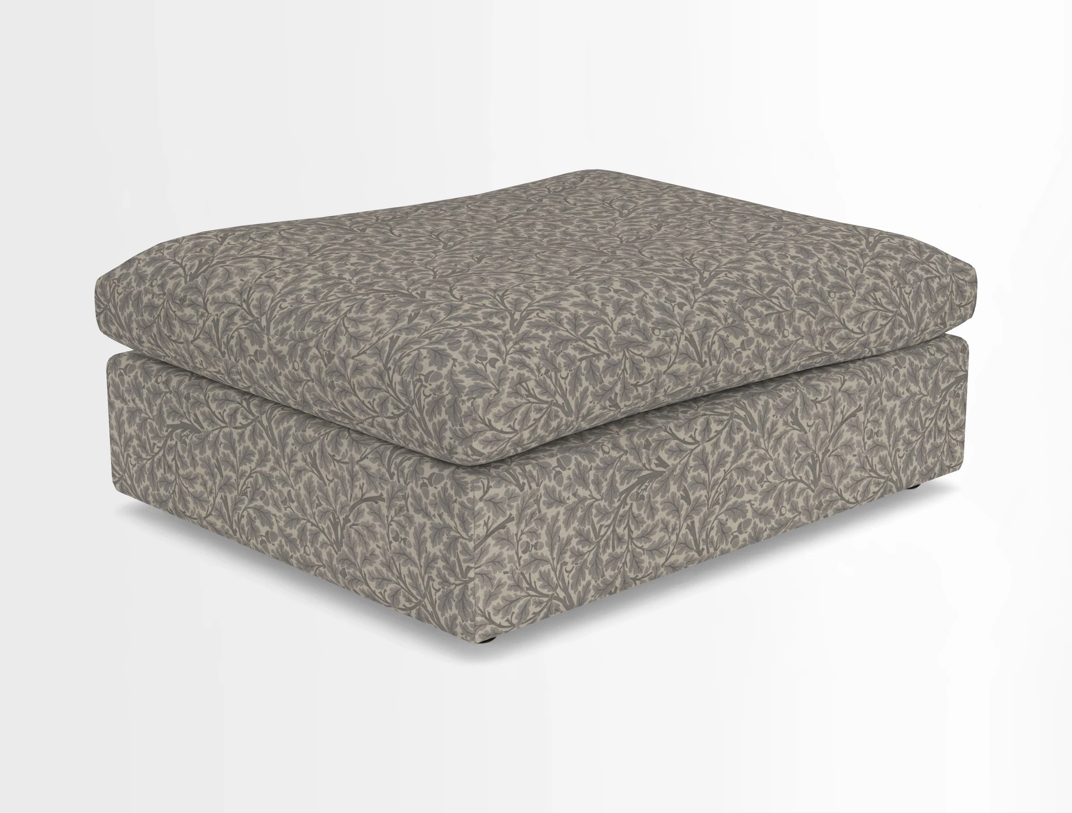 Big Softie Footstool in Two Tone Plain Biscuit