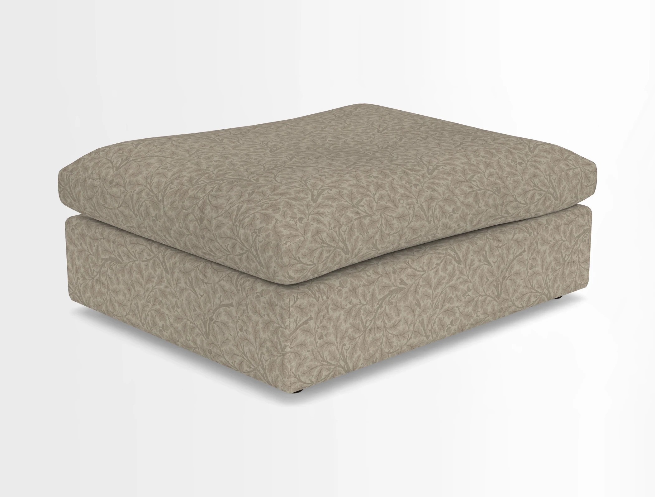 Big Softie Footstool in Two Tone Plain Biscuit