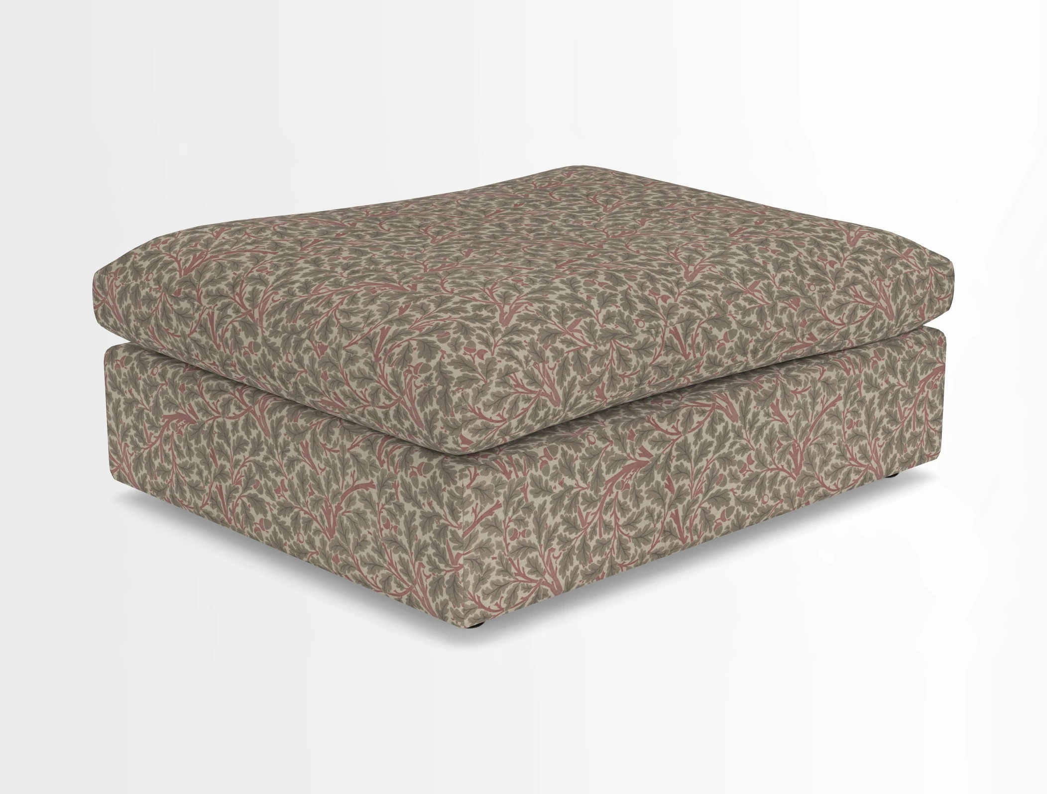 Big Softie Footstool in Two Tone Plain Biscuit