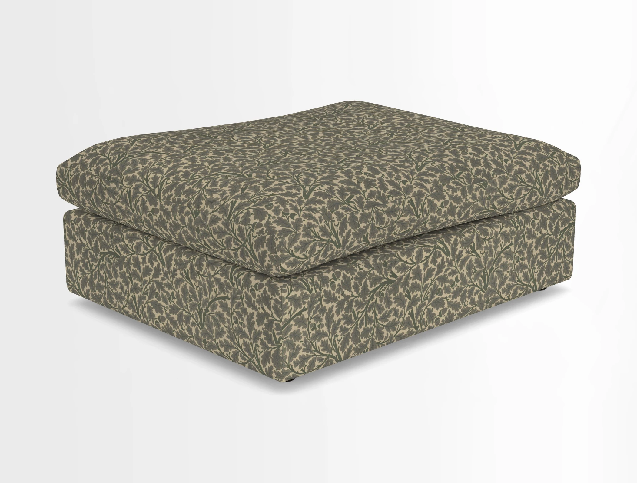 Big Softie Footstool in Two Tone Plain Biscuit