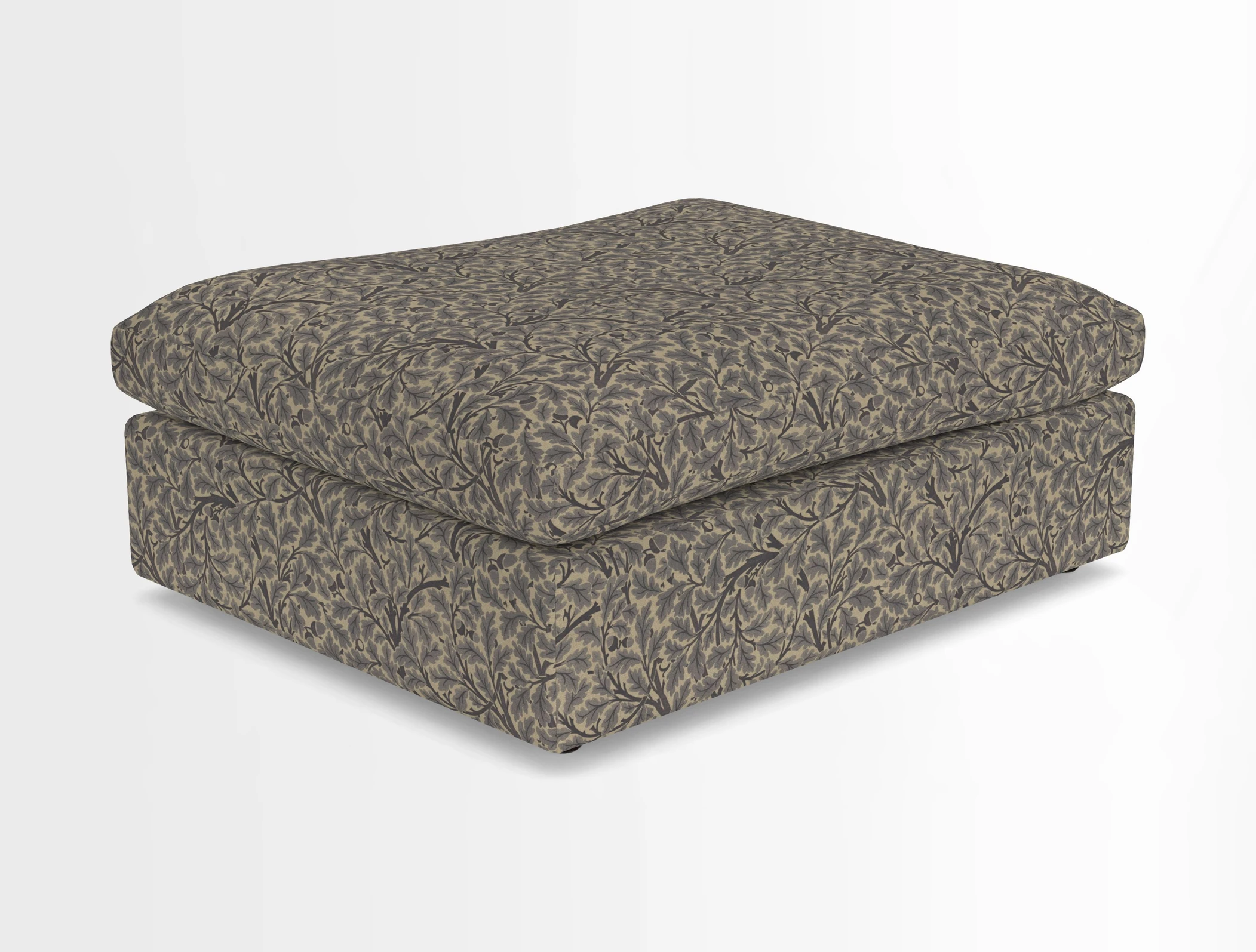 Big Softie Footstool in Two Tone Plain Biscuit