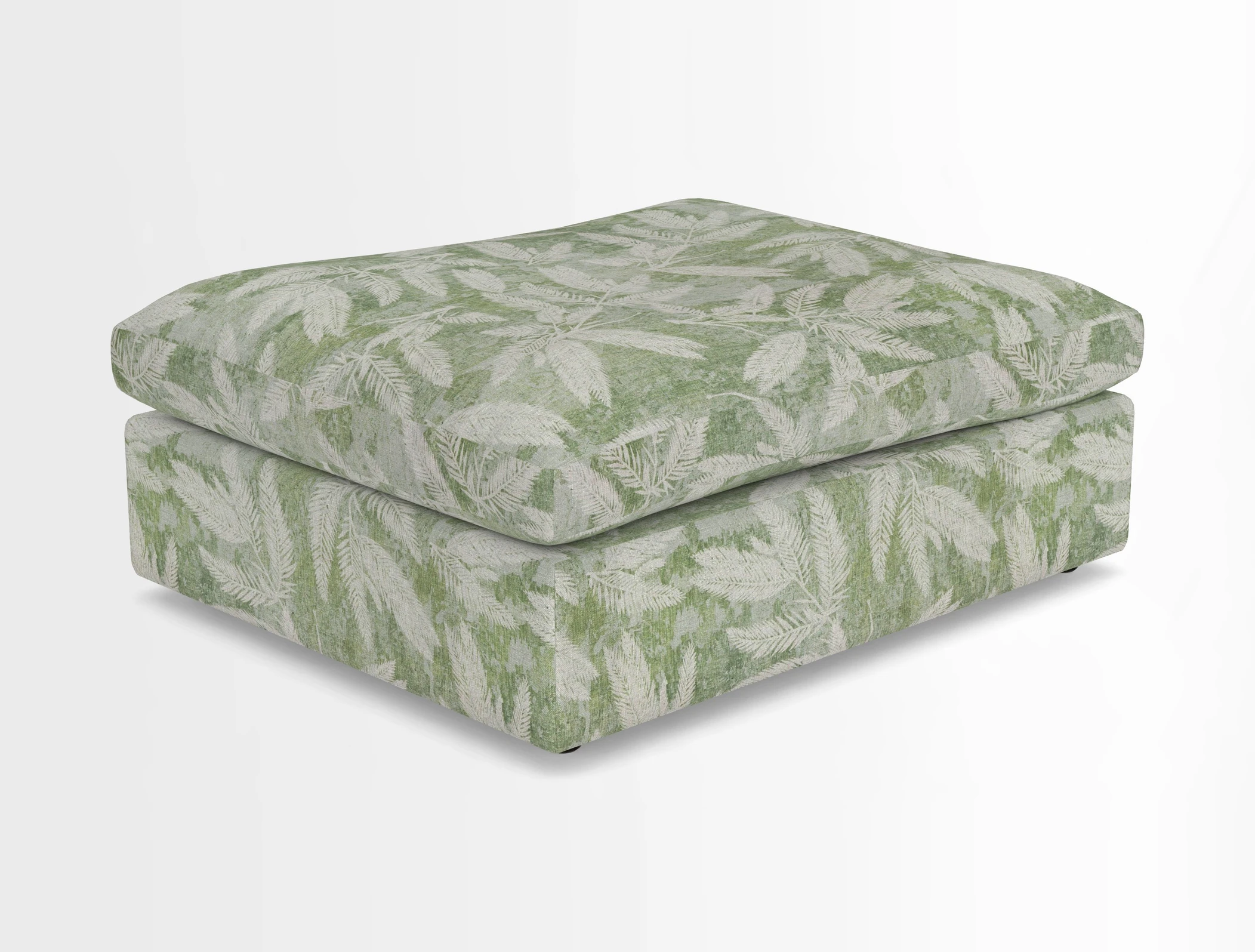 Big Softie Footstool in Two Tone Plain Biscuit