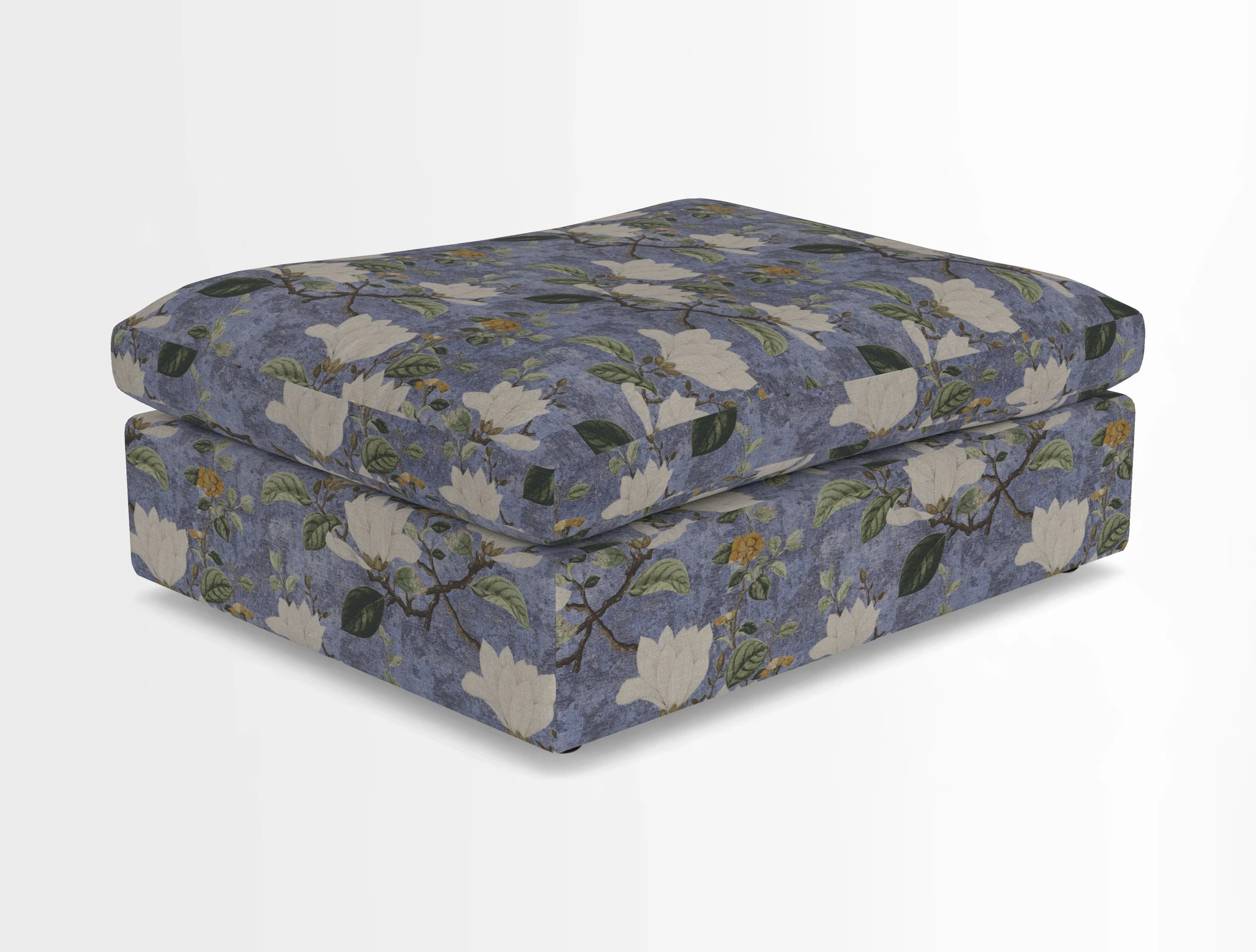 Big Softie Footstool in Two Tone Plain Biscuit