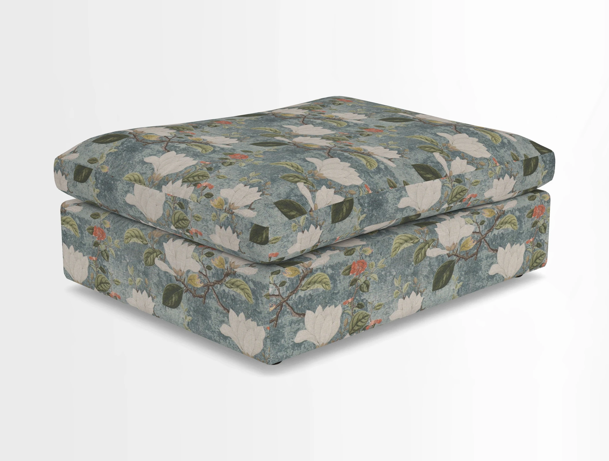 Big Softie Footstool in Two Tone Plain Biscuit