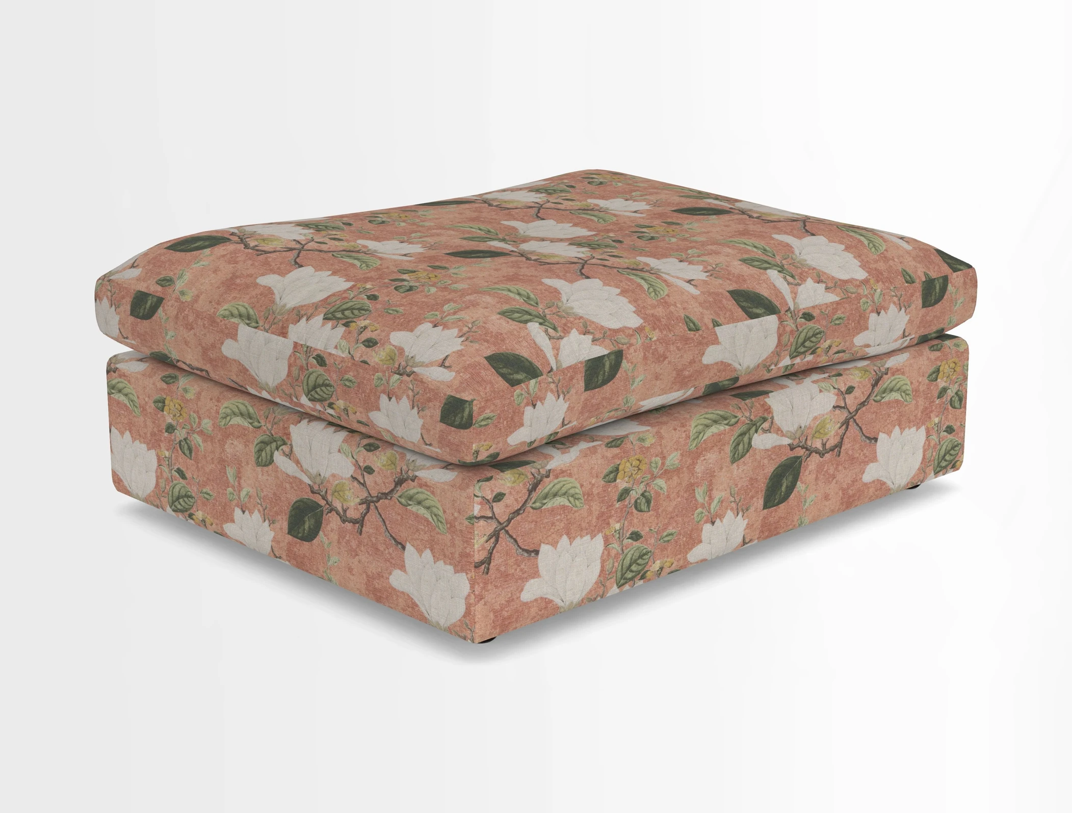 Big Softie Footstool in Two Tone Plain Biscuit